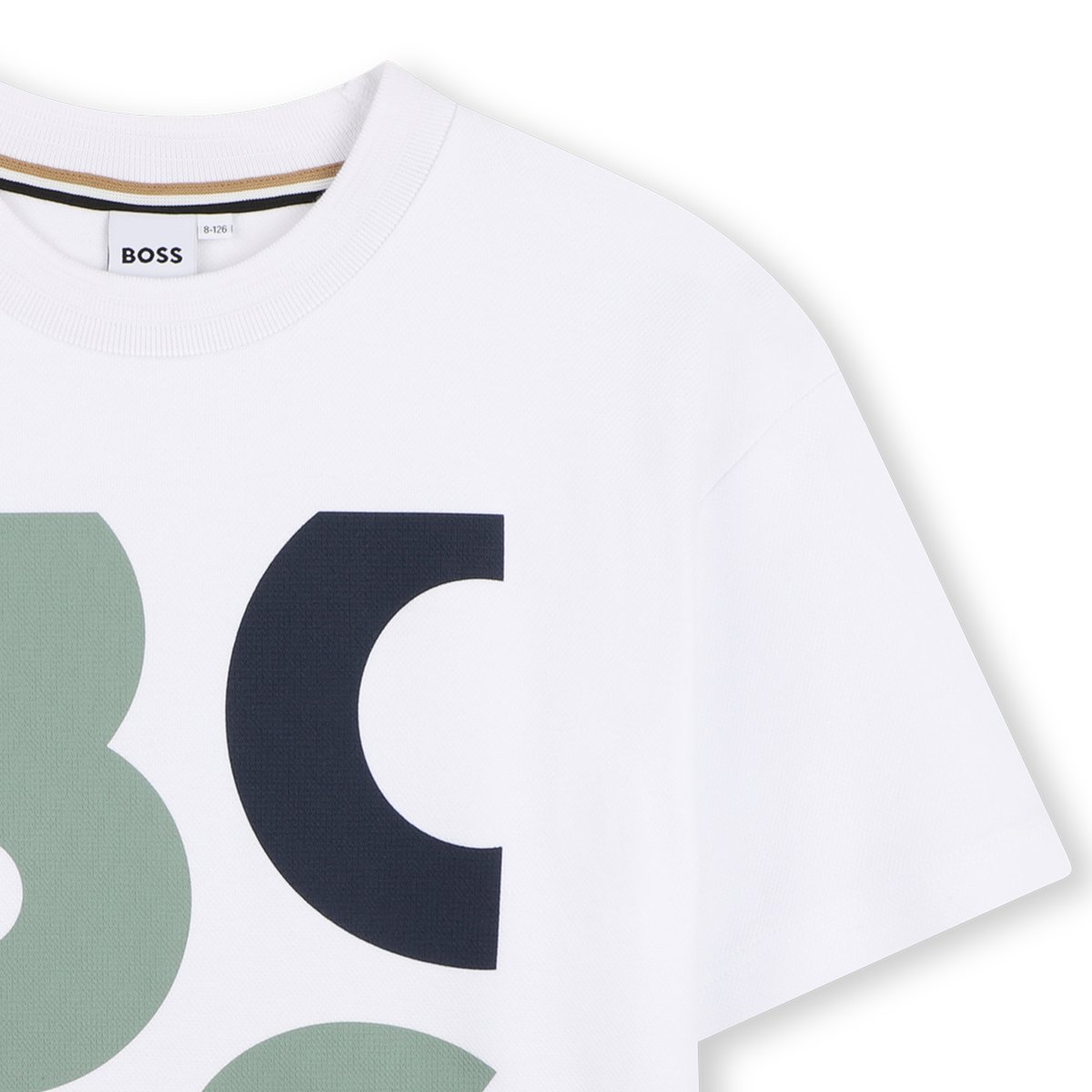 Tee-shirt manches courtes blanc, BOSS KIDSWEAR