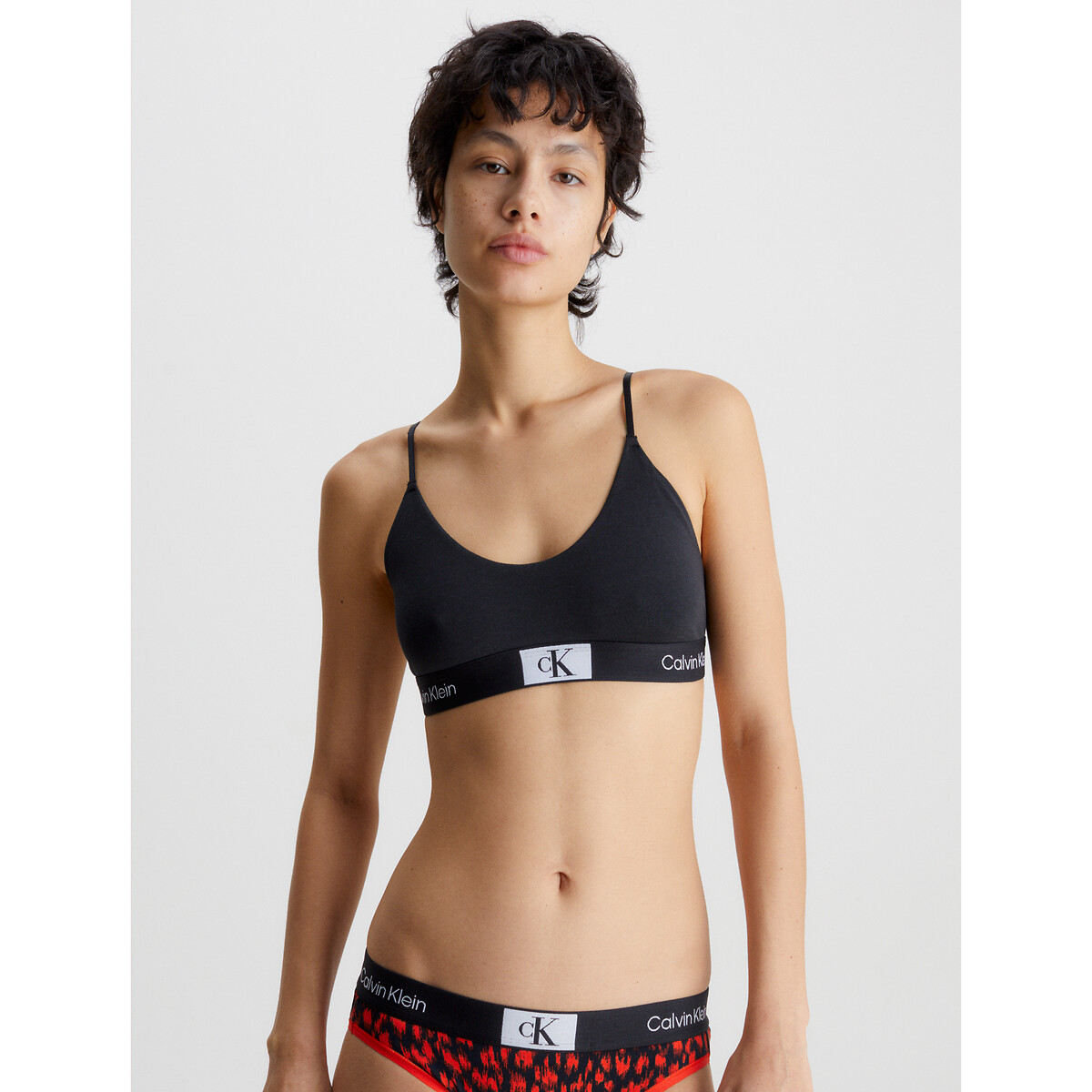 Bralette knickers set black Calvin Klein Underwear La Redoute