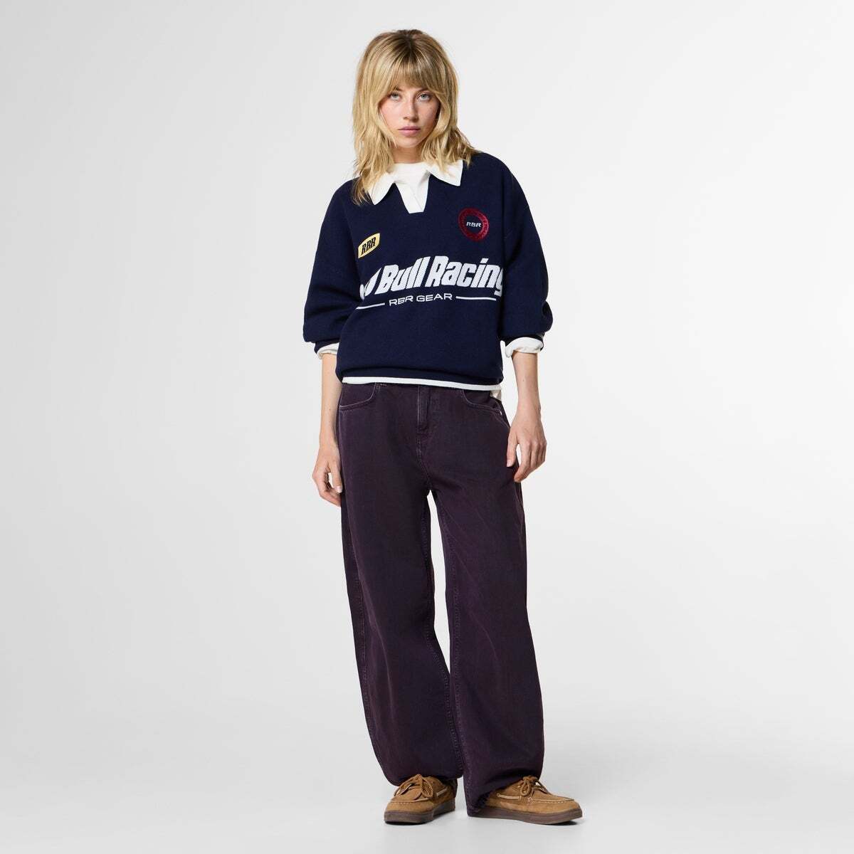 Red Bull Racing Pull En Maille À Col Polo marine, PEPE JEANS