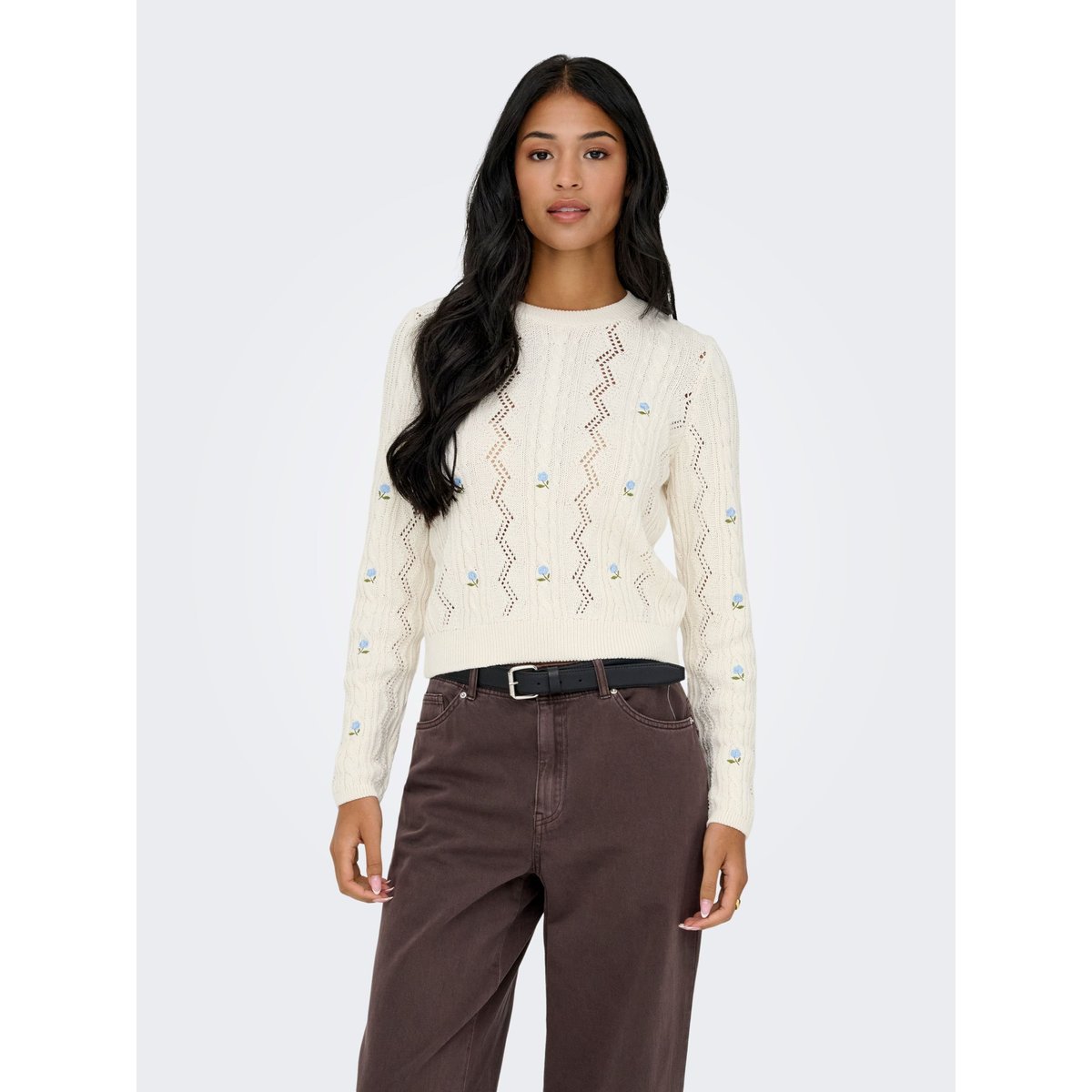 Pull En Maille ecru, ONLY
