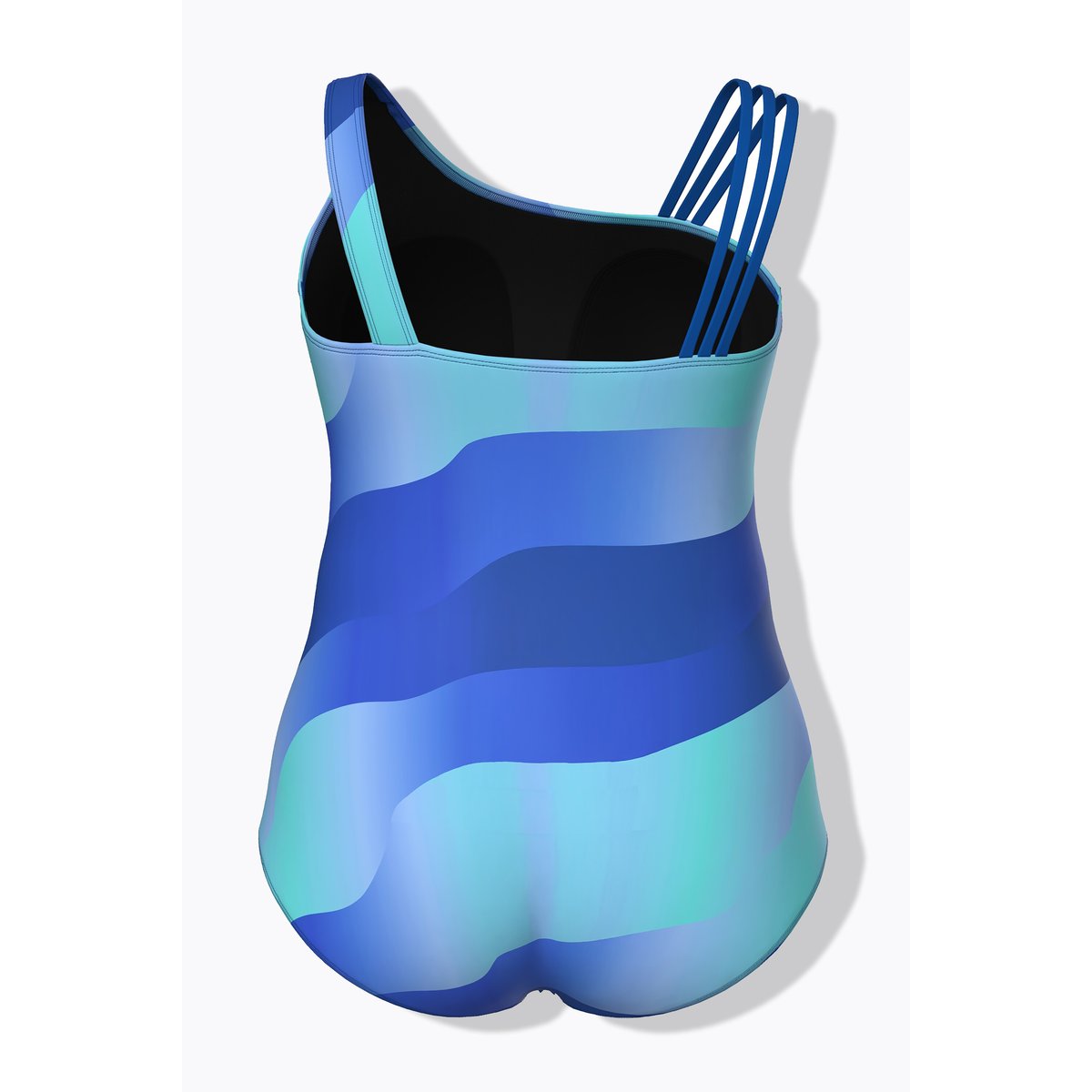 Maillot de bain avec bonnets souples bleu roi, ULLA POPKEN