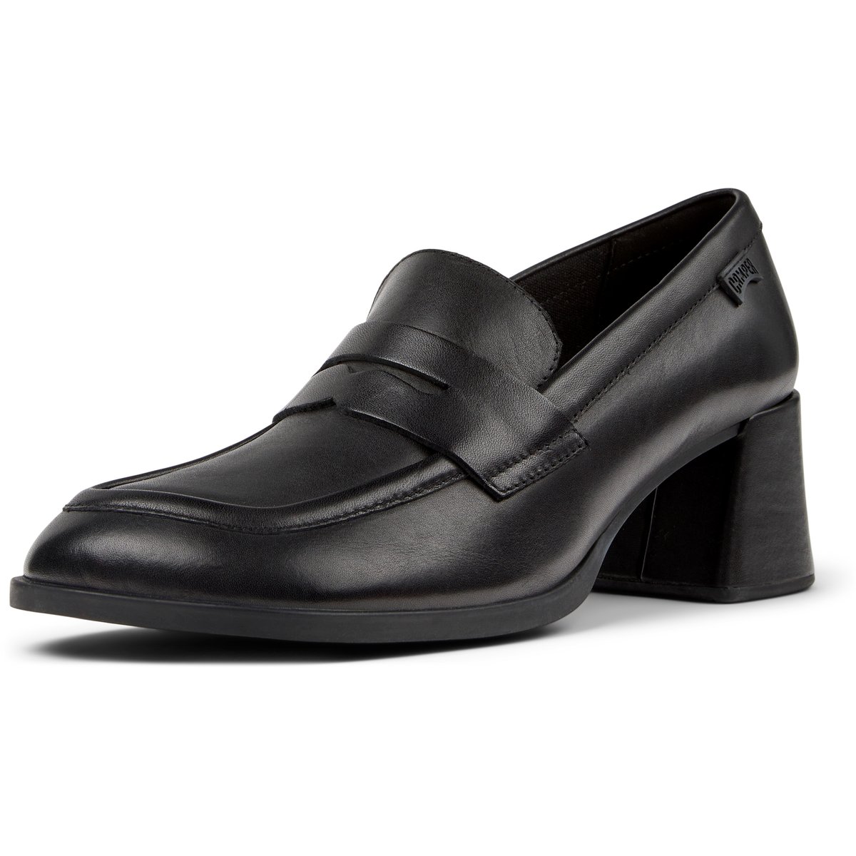 Mocassins Kora Smooth Leather noir, CAMPER
