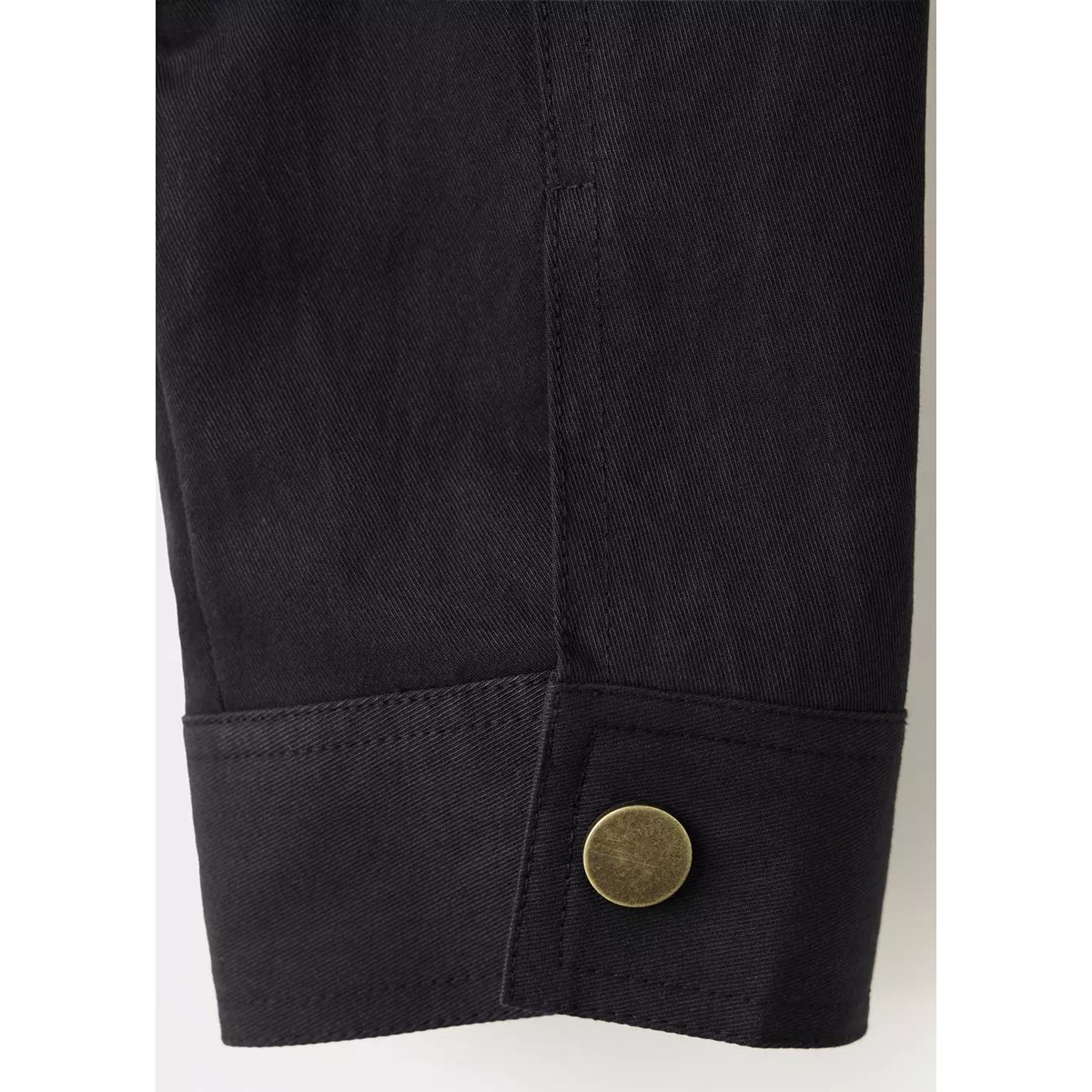 Veste boutonnée black denim, MANGO TEEN