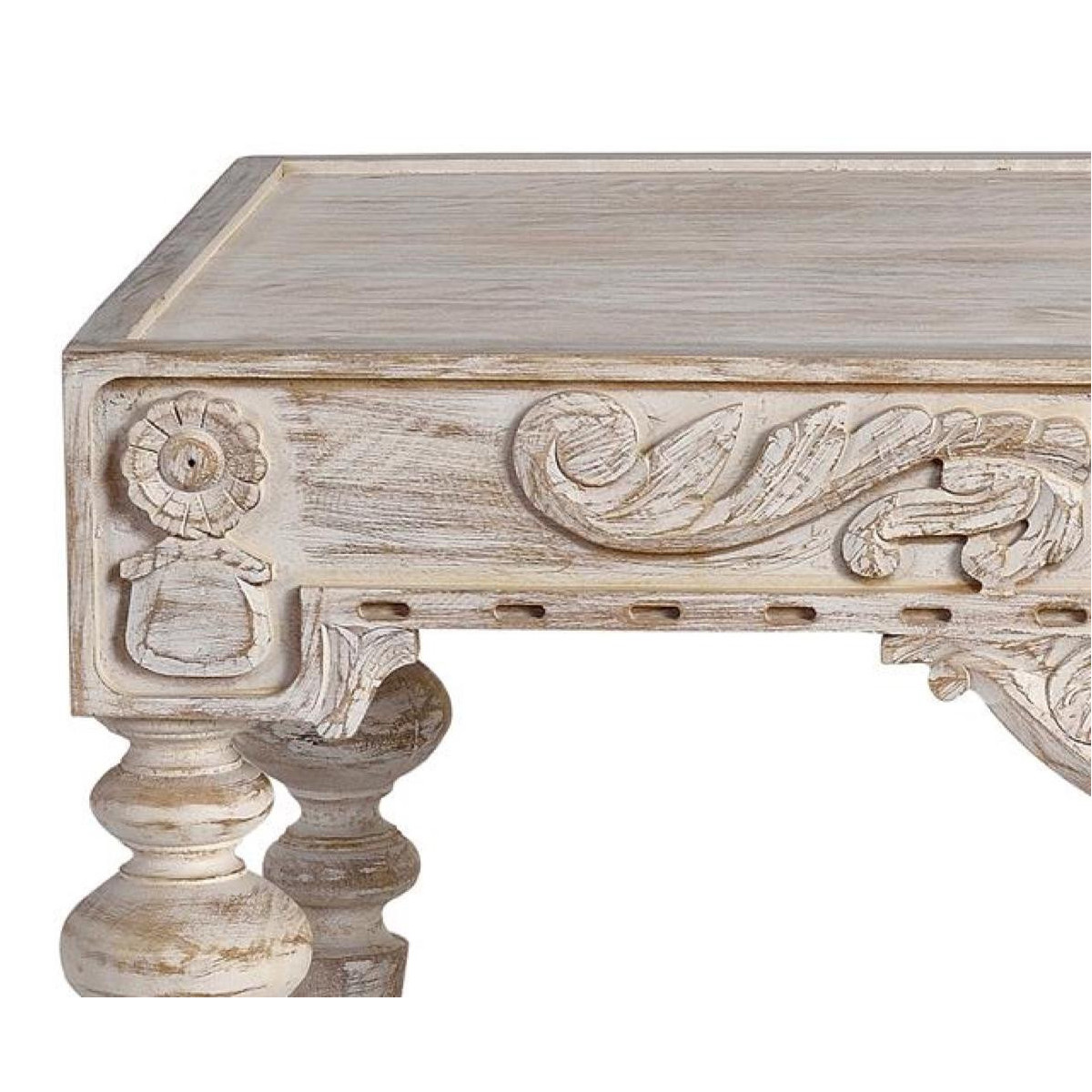 Table basse blanc, DECORATION D’AUTREFOIS