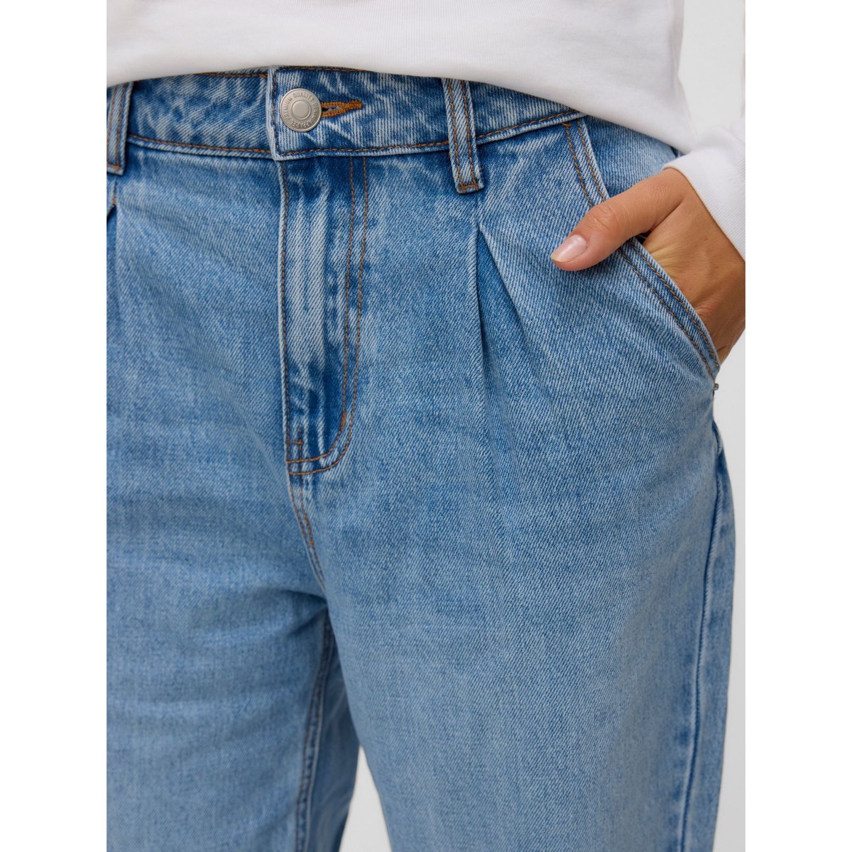 Jean Coupe Droite medium blue denim, VERO MODA