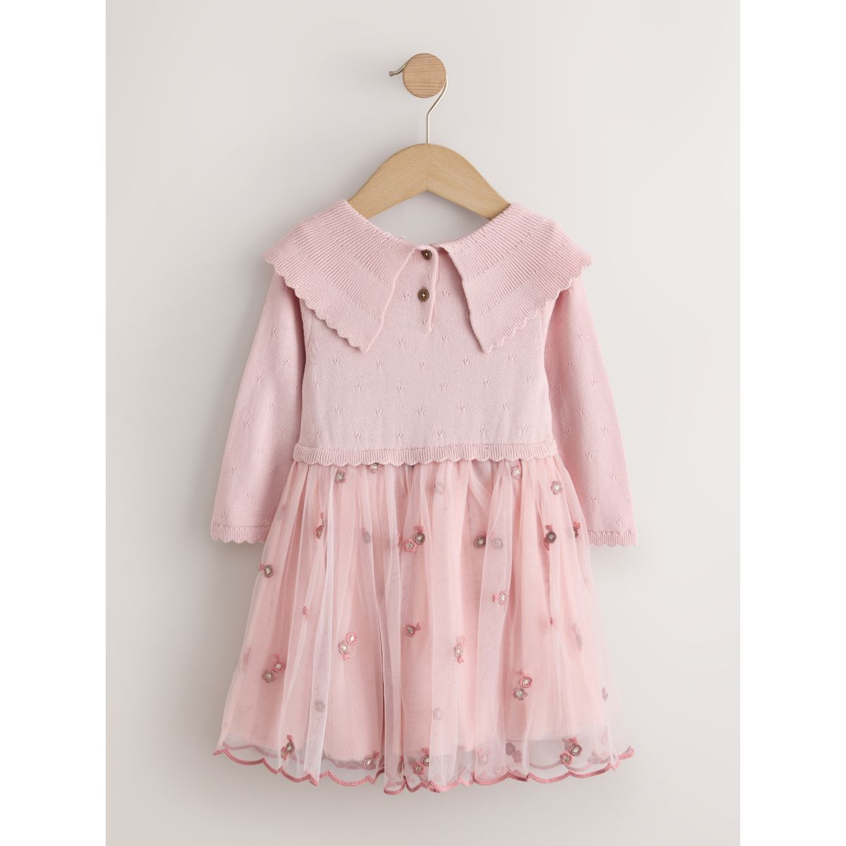 Robe grandes occasions avec nœud au col rose, NEXT