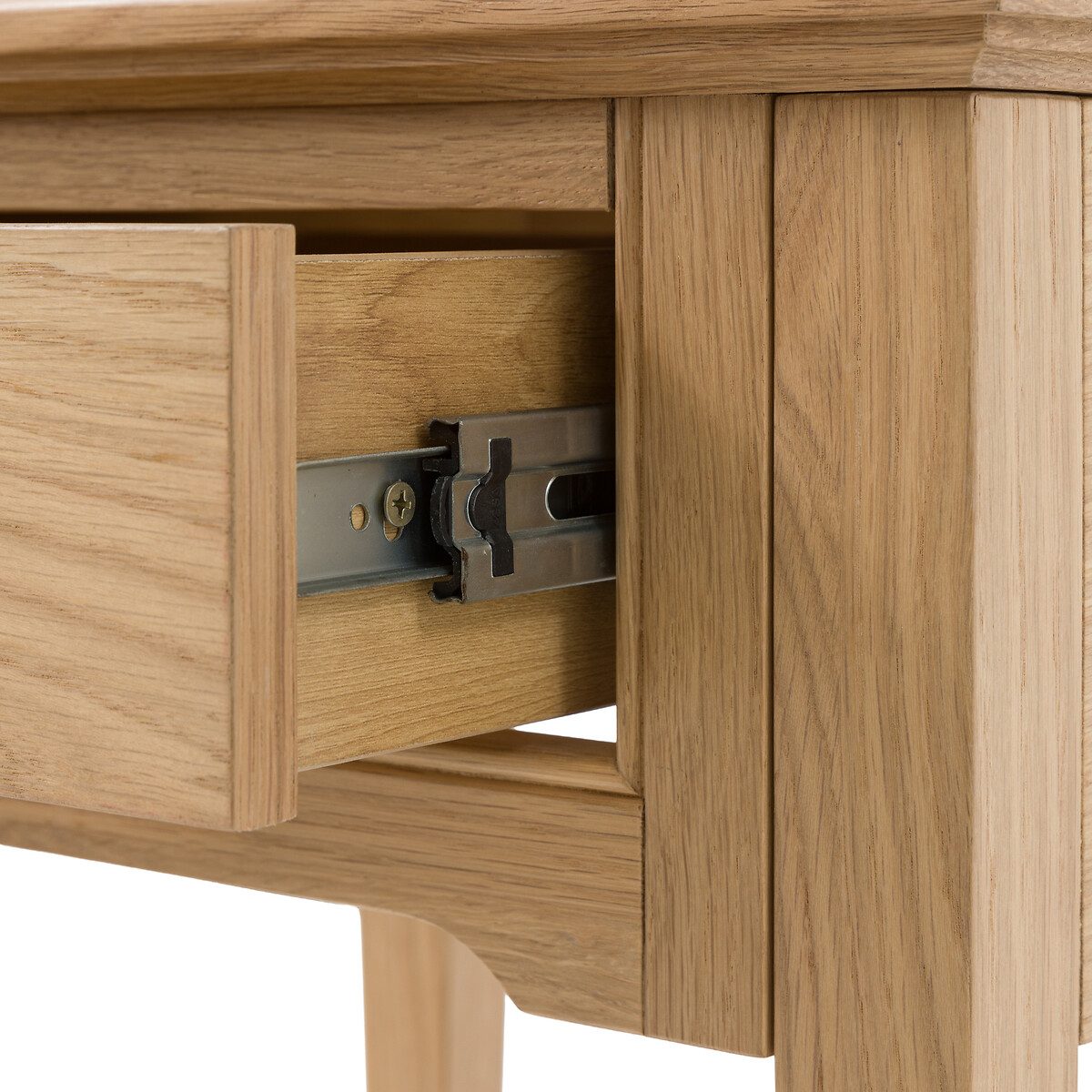 Harriet Oak 1 Drawer Side Table light oak wood, SO'HOME