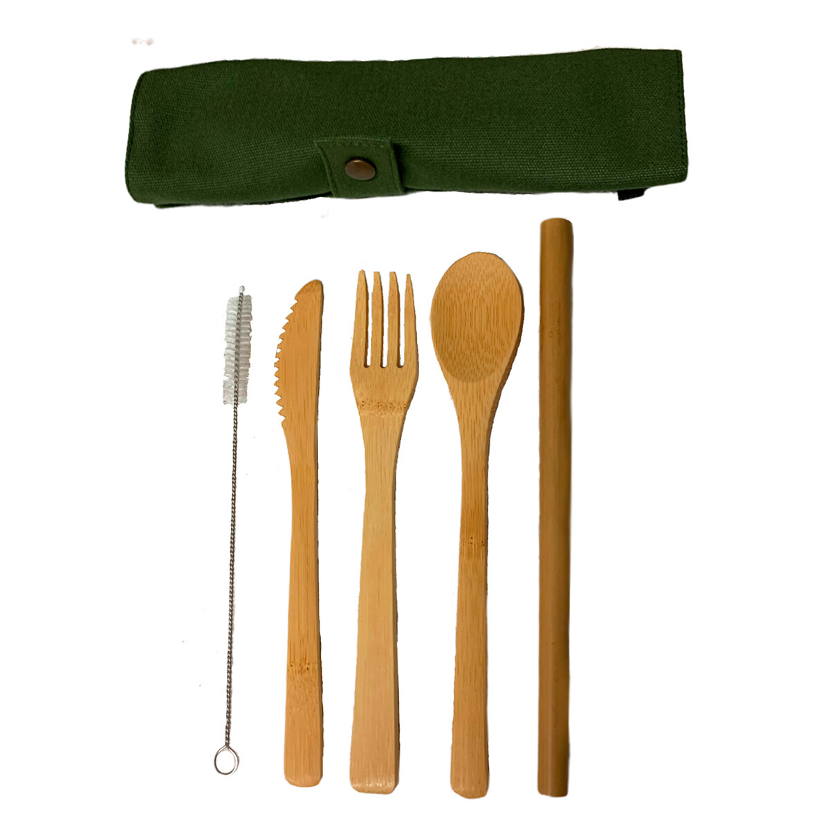 Conjunto de acessórios em Bambú, Smartlunch verde, SMARTLUNCH