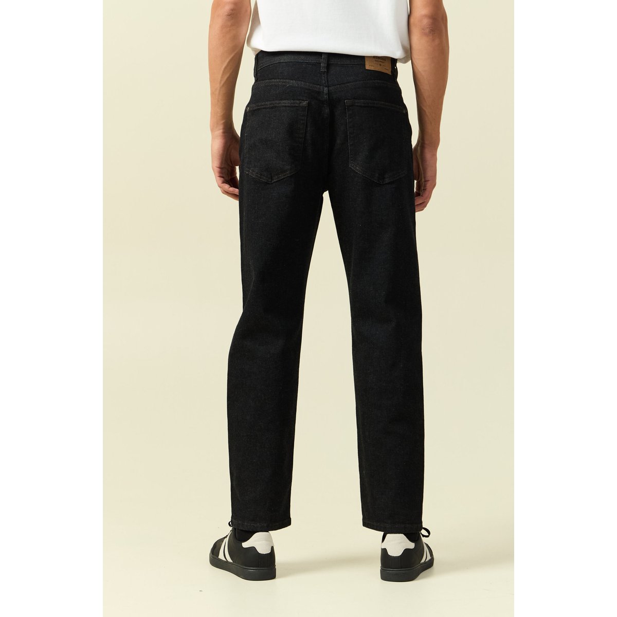 Jeans regular longueur 32 denim brut rinse, BONOBO