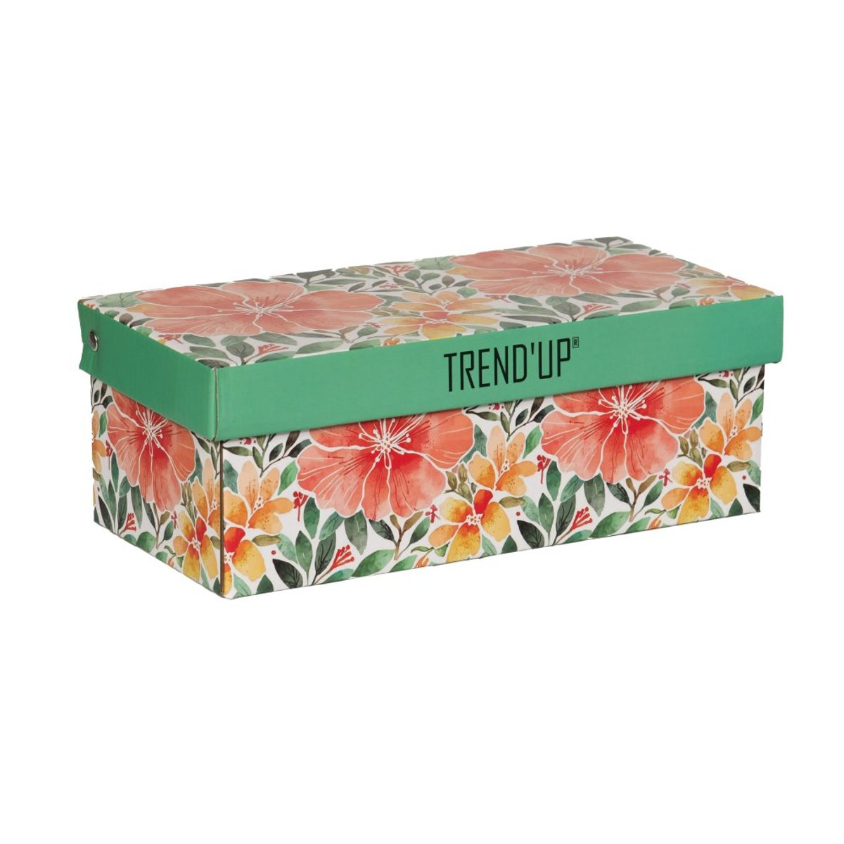 Coffret de 2 mugs 39 cl-OLIA multicolore, TREND'UP