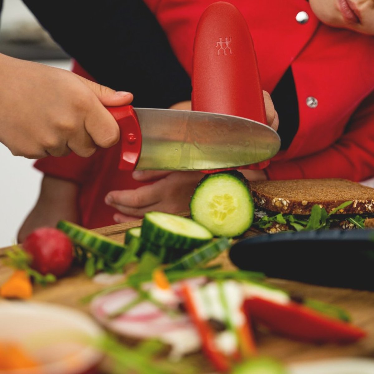 ZWILLING TWINNY Couteau de chef 10 cm, rouge rouge, ZWILLING