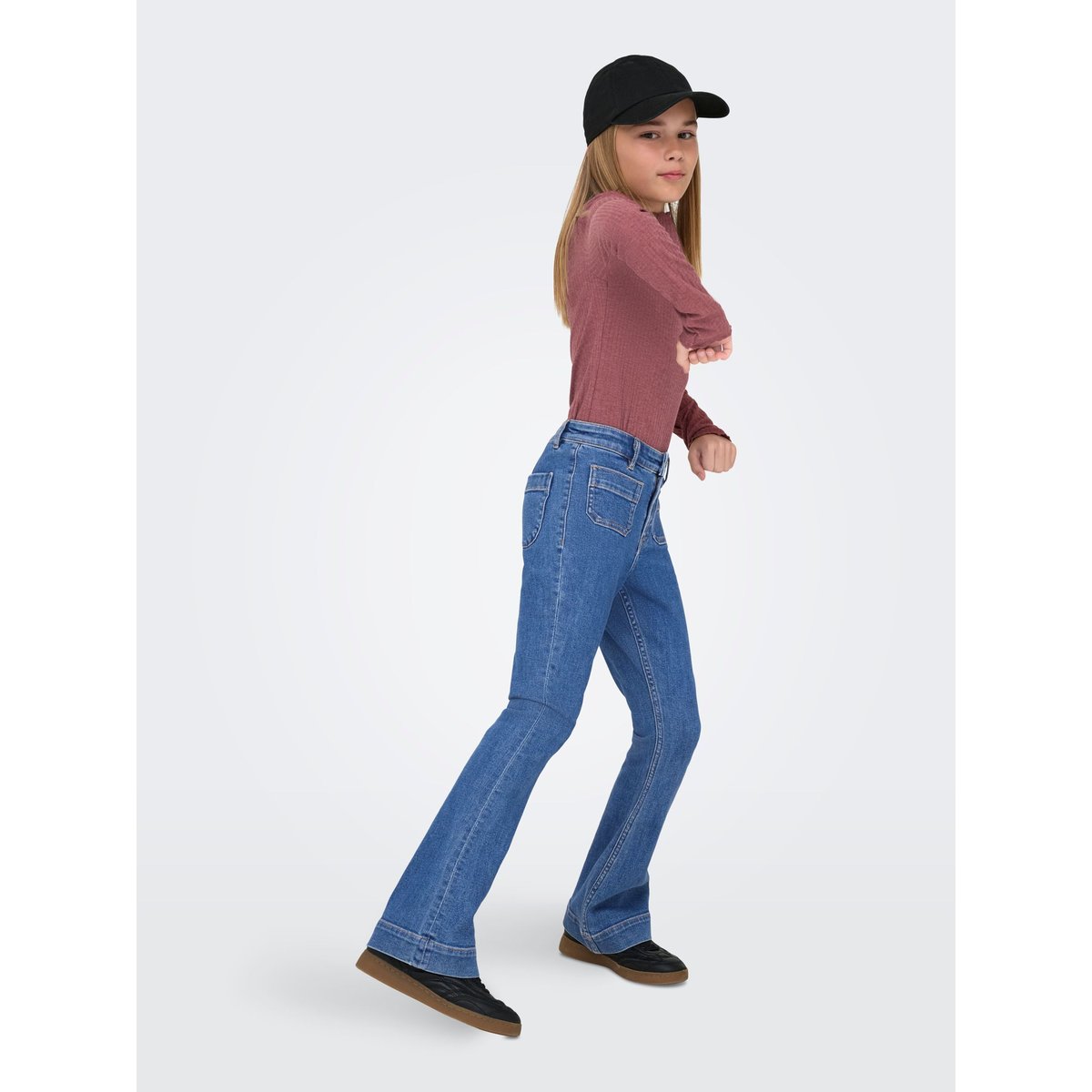Jean Flared light blue denim, KIDS ONLY