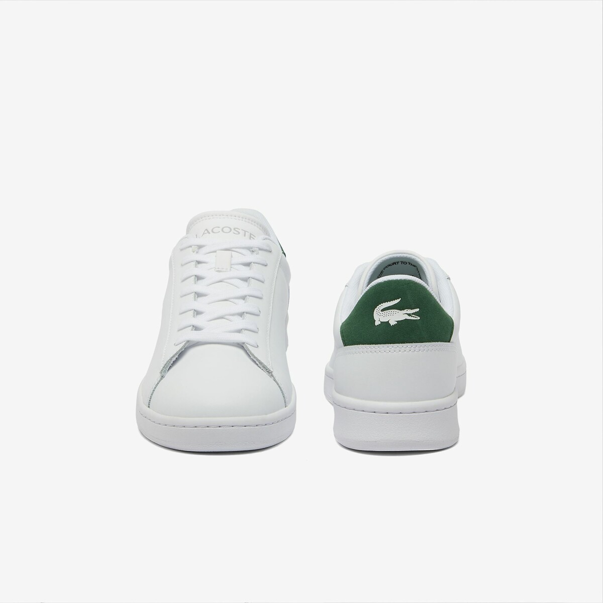 Baskets basses Carnaby Set blanc/vert, LACOSTE