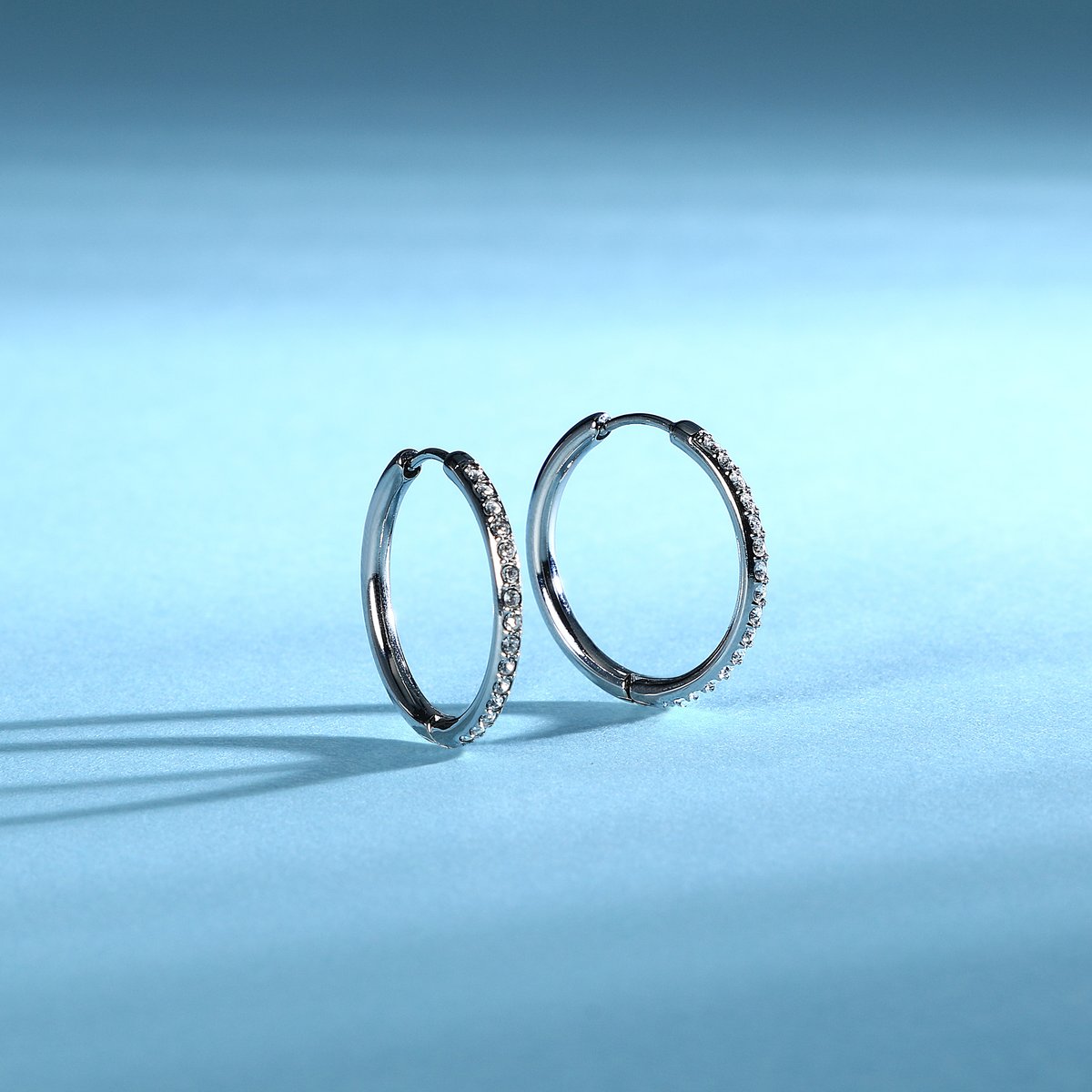Boucles d'oreille CREOLE acier inoxydable, MORELLATO