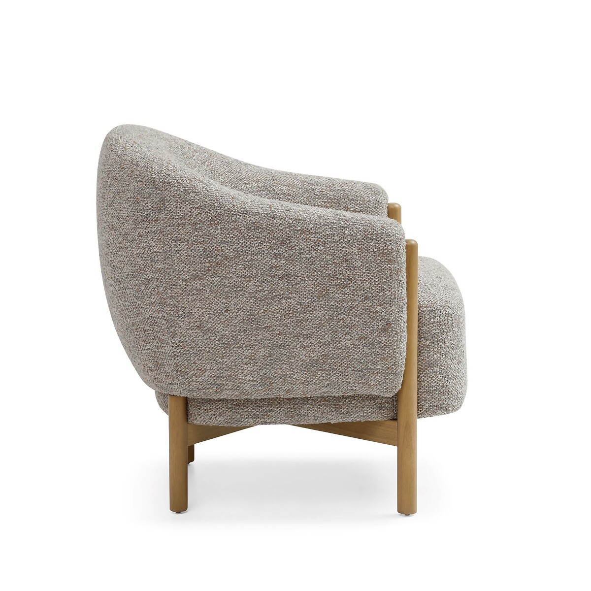 Sasha Curve Boucle Tub Chair natural, ÉDITÉ