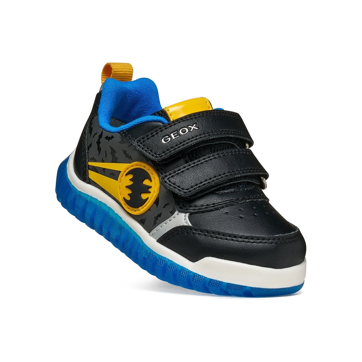 Baskets B LIGHTYLOO noir/jaune, GEOX