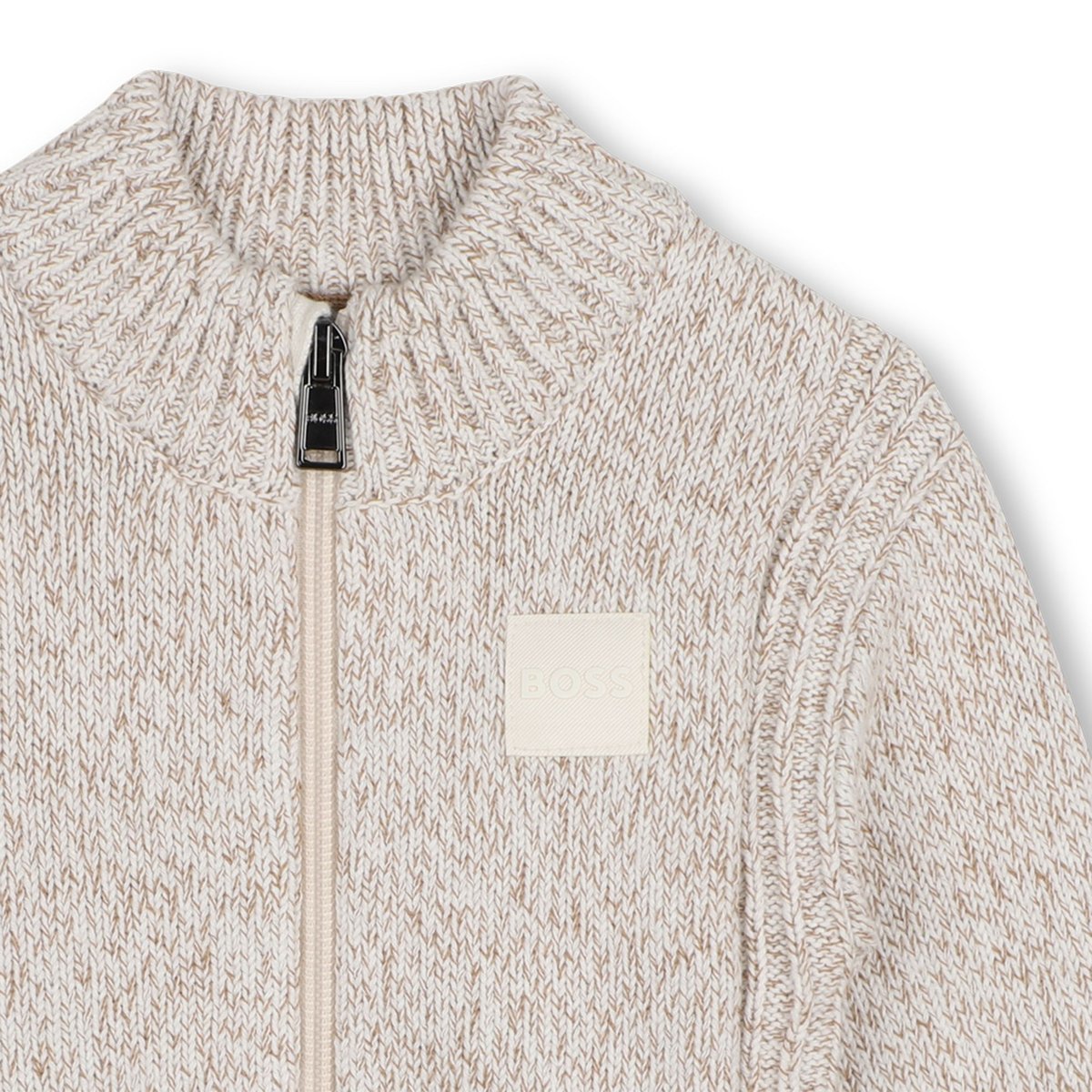 Cardigan en tricot ivory, BOSS KIDSWEAR
