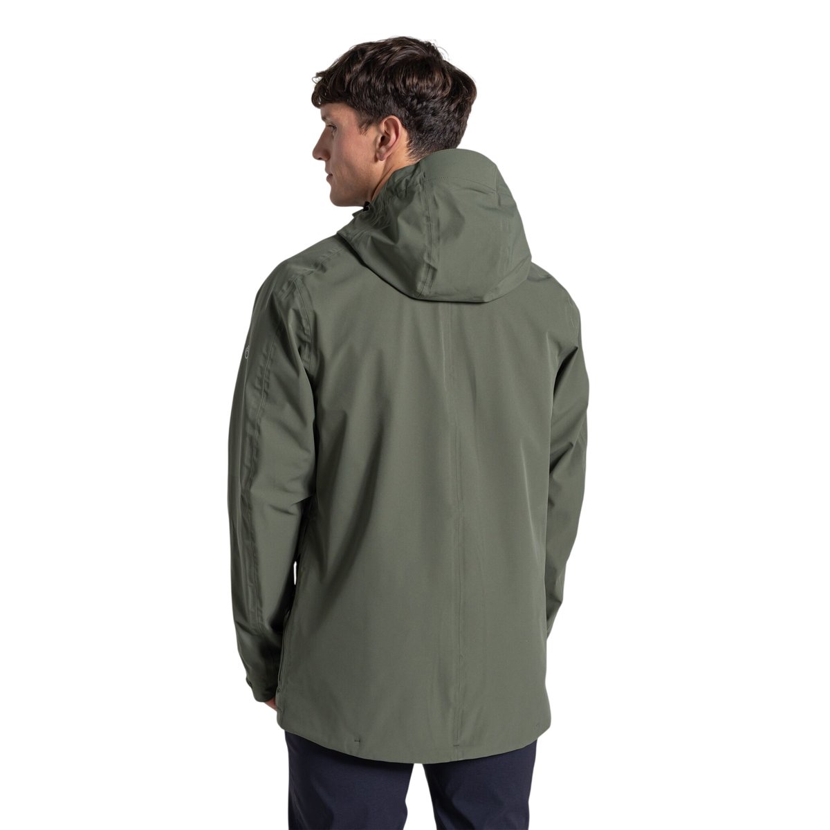 Veste imperméable à capuche LORTON kaki foncé, CRAGHOPPERS