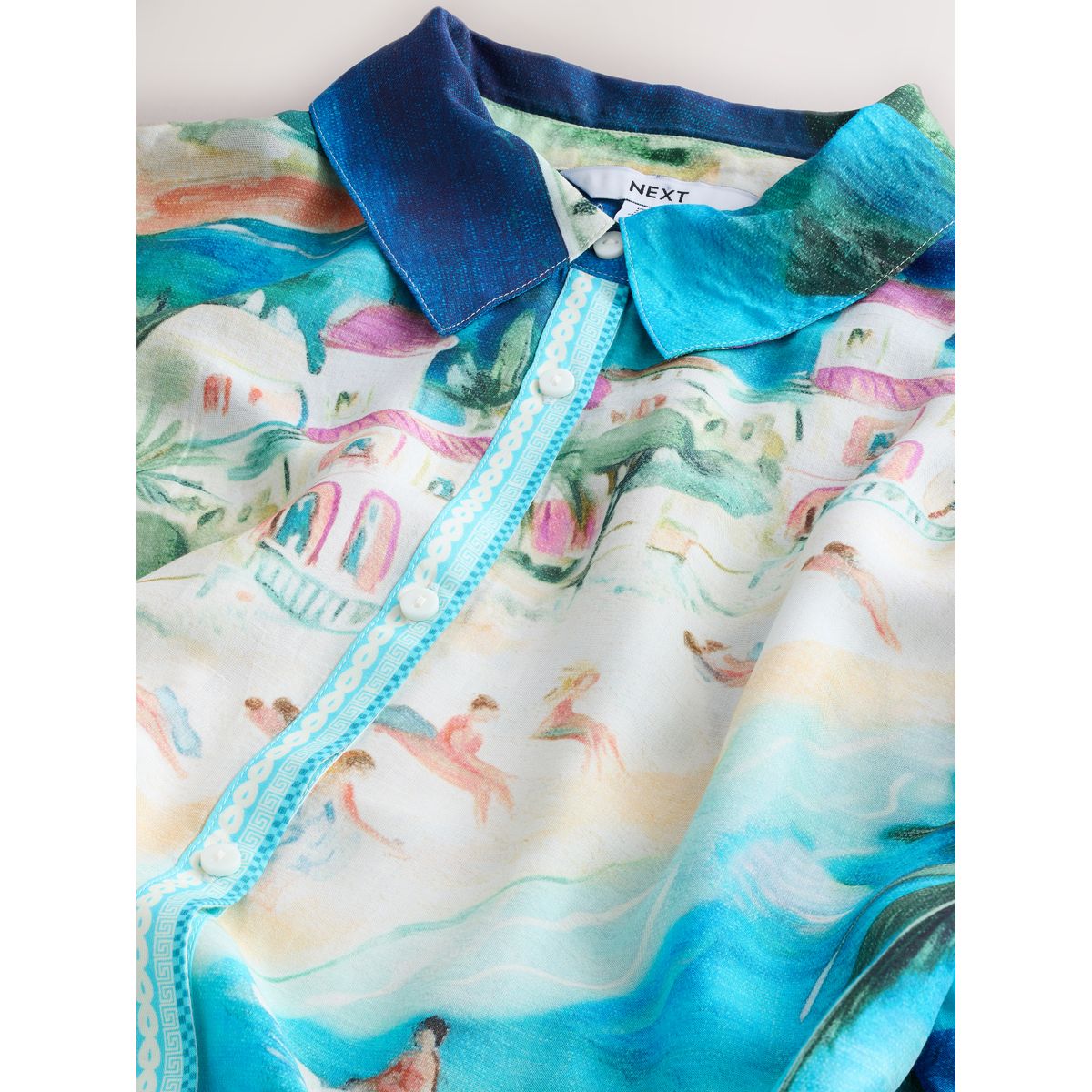 Chemise de plage rose/bleu, NEXT