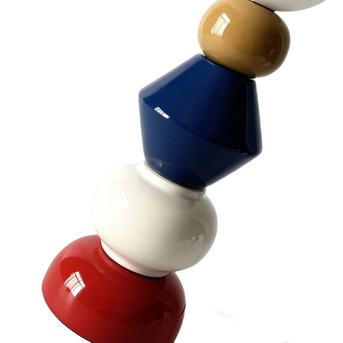 Lampe de table intérieur céramique et verre Ø13cm OMI bordeaux, SWEEEK