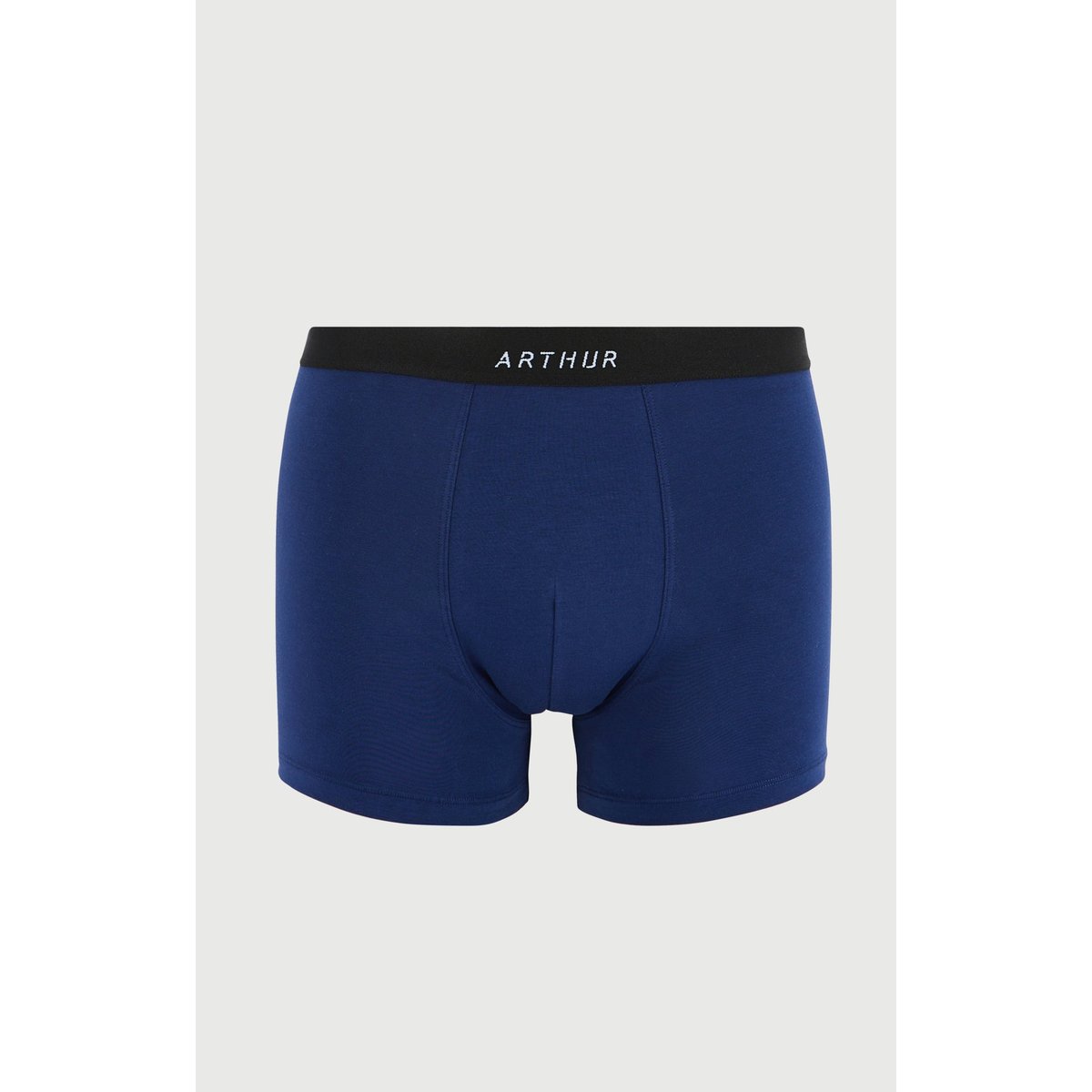 Boxer en coton, uni marine, ARTHUR