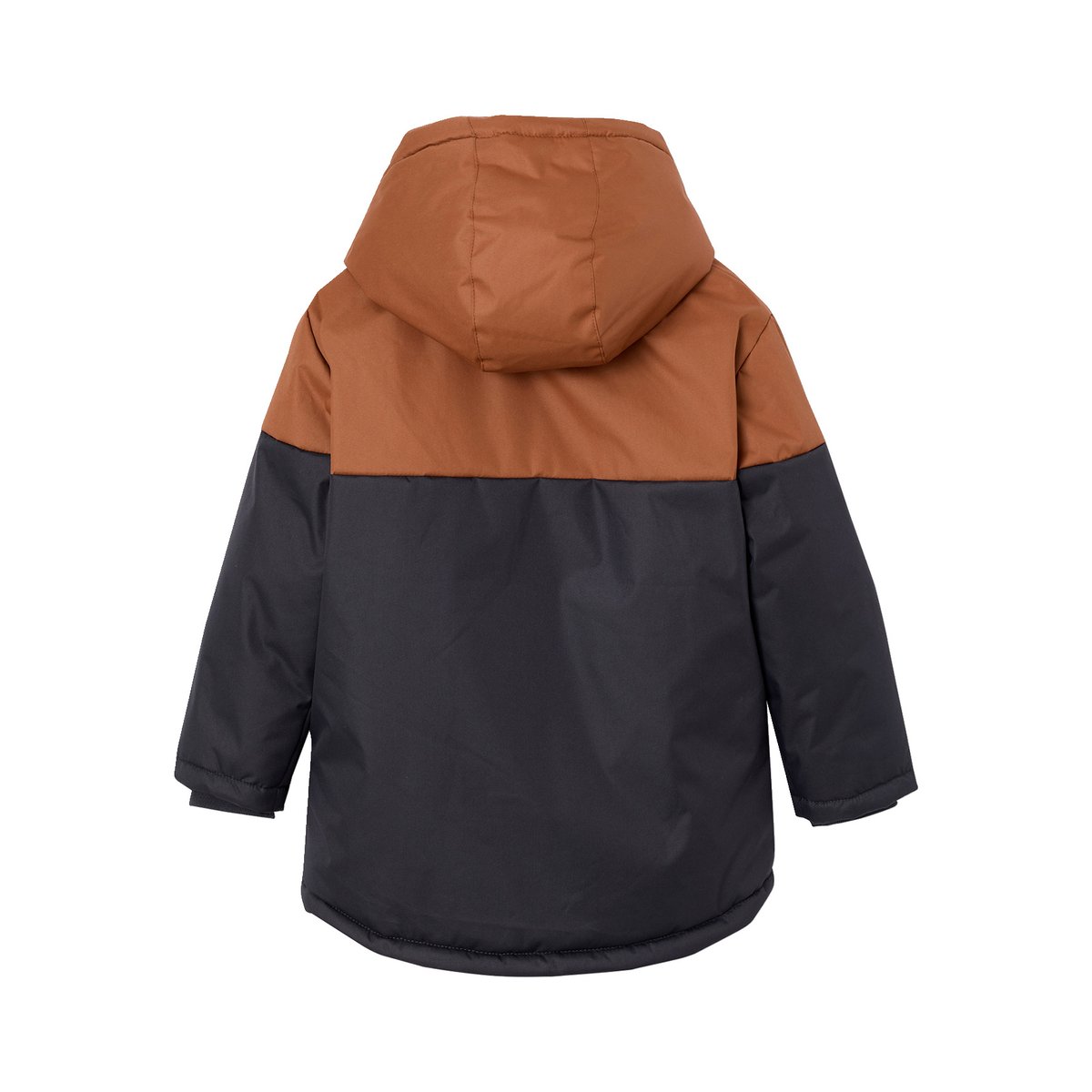 Parka technique à capuche doublée imitation fourrure noisette, VERTBAUDET