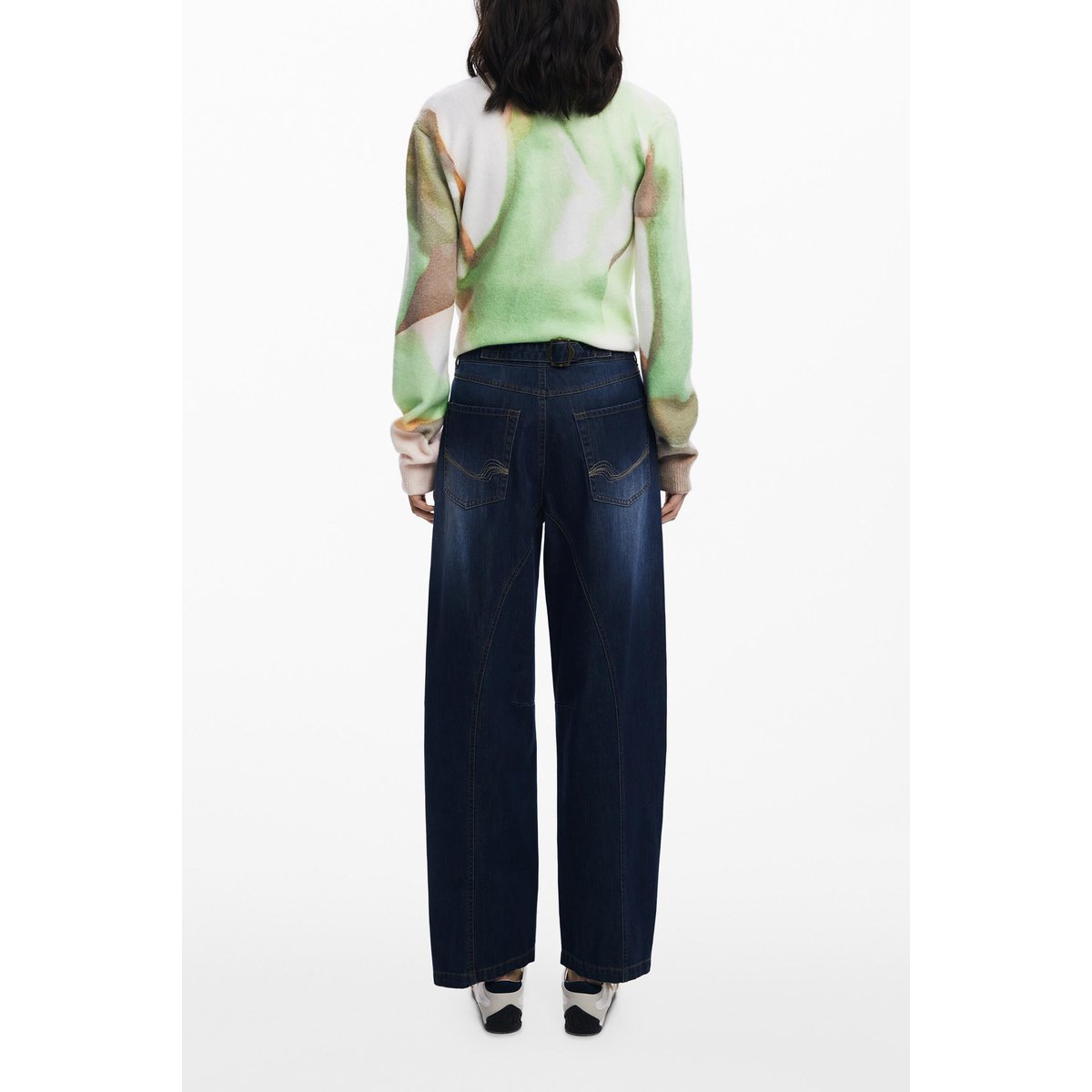Jean Balloon long bleu, DESIGUAL