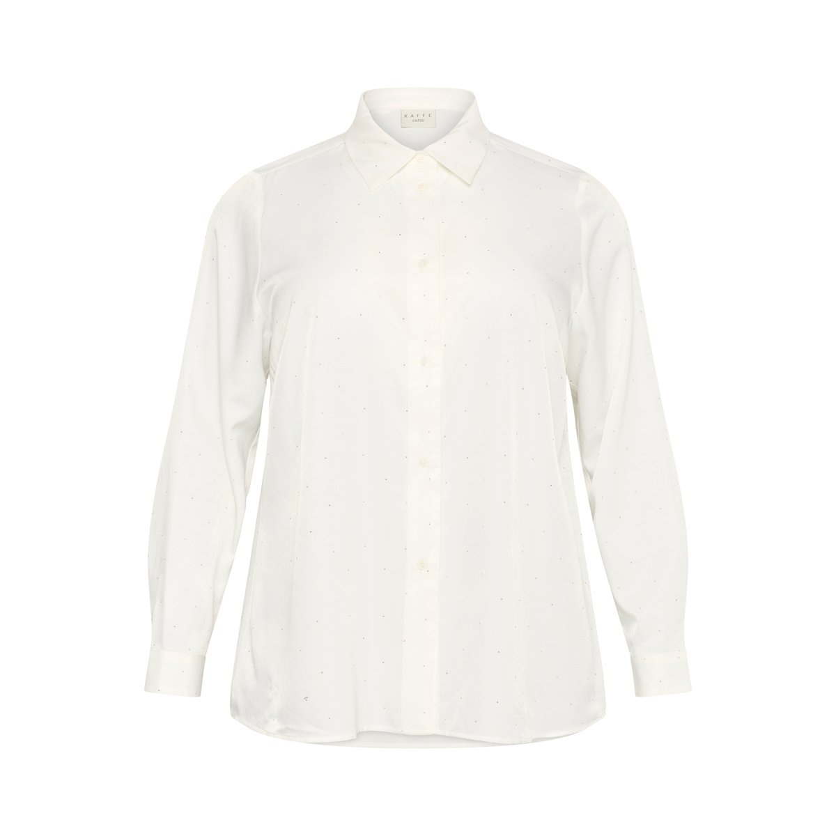 Chemise à manches longues blanc chalk, KAFFE CURVE