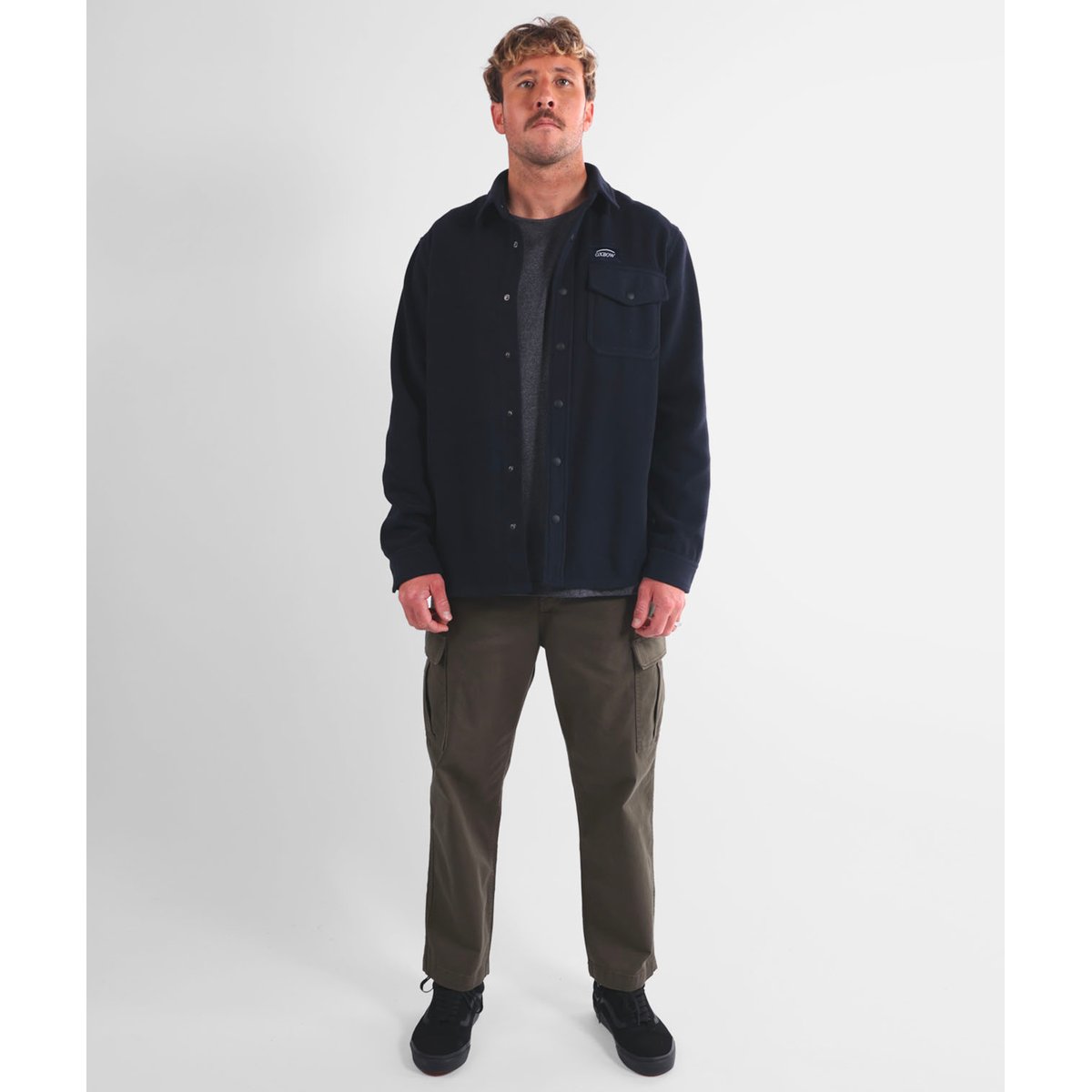 Surchemise twill MIST deep marine, OXBOW