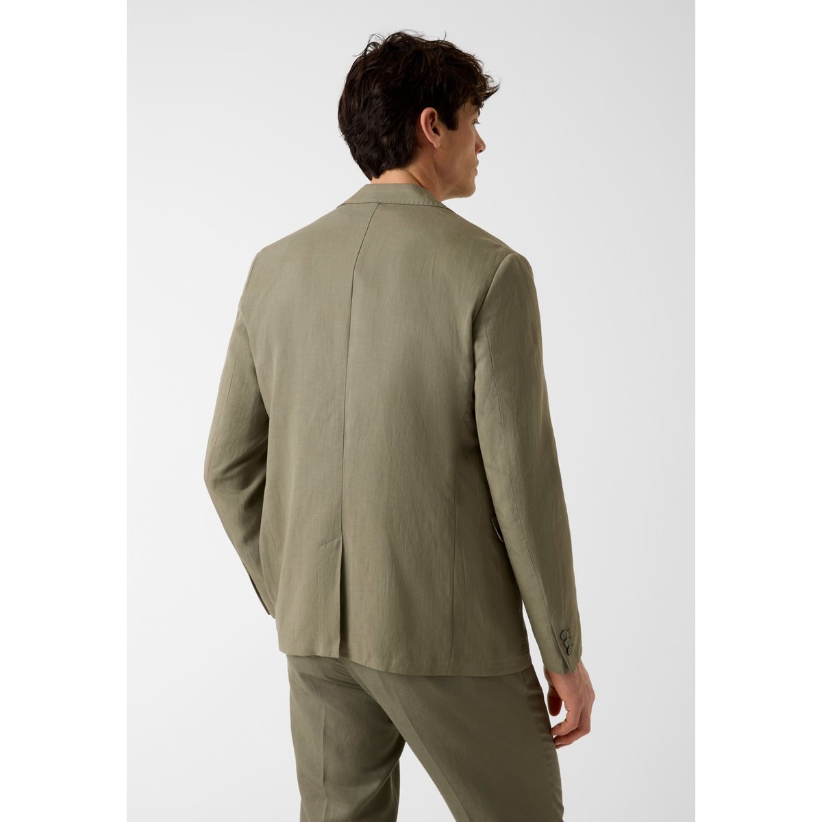 Blazer Simple Boutonnage vert olive, GUESS