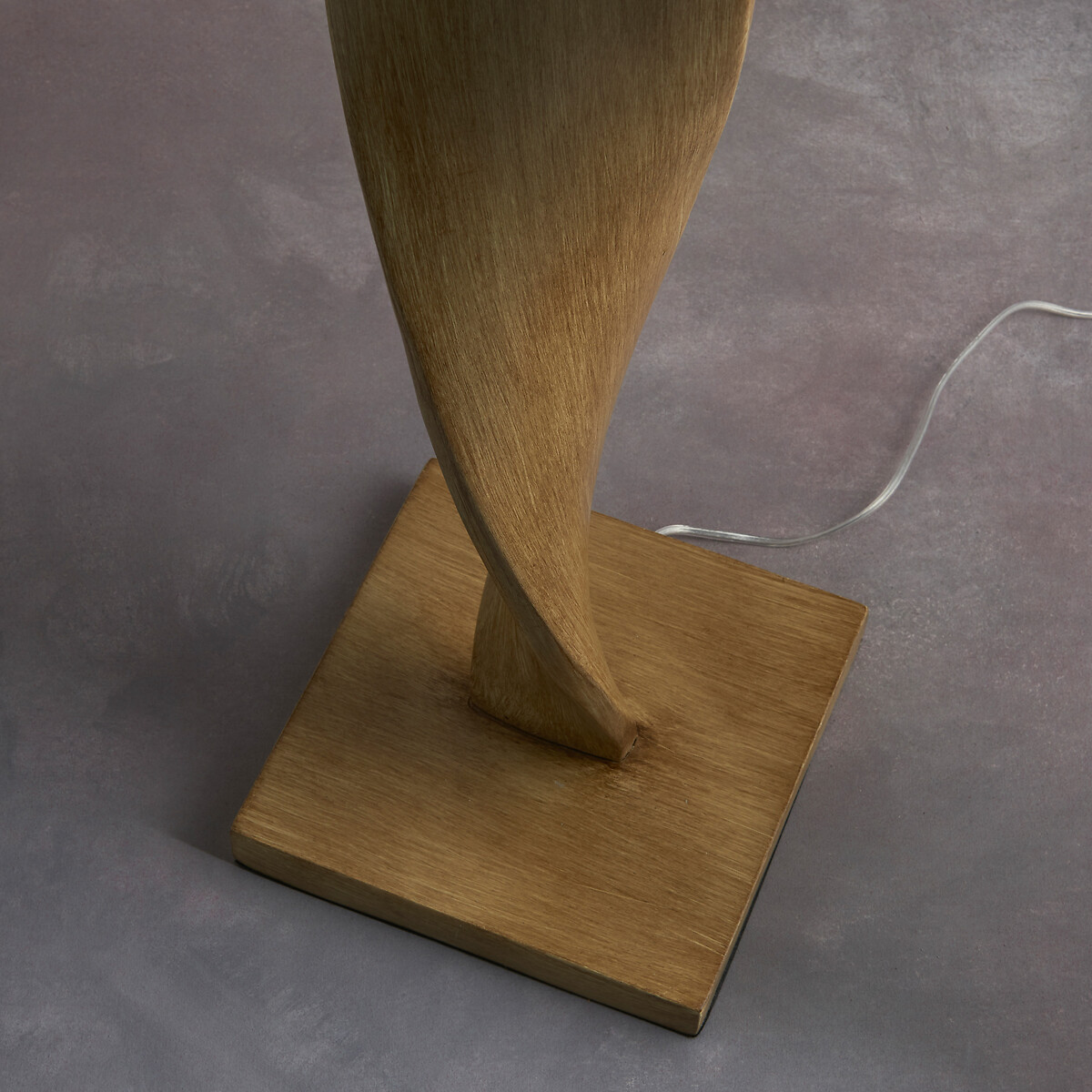 Abra Twisted Floor Lamp brown , SO'HOME