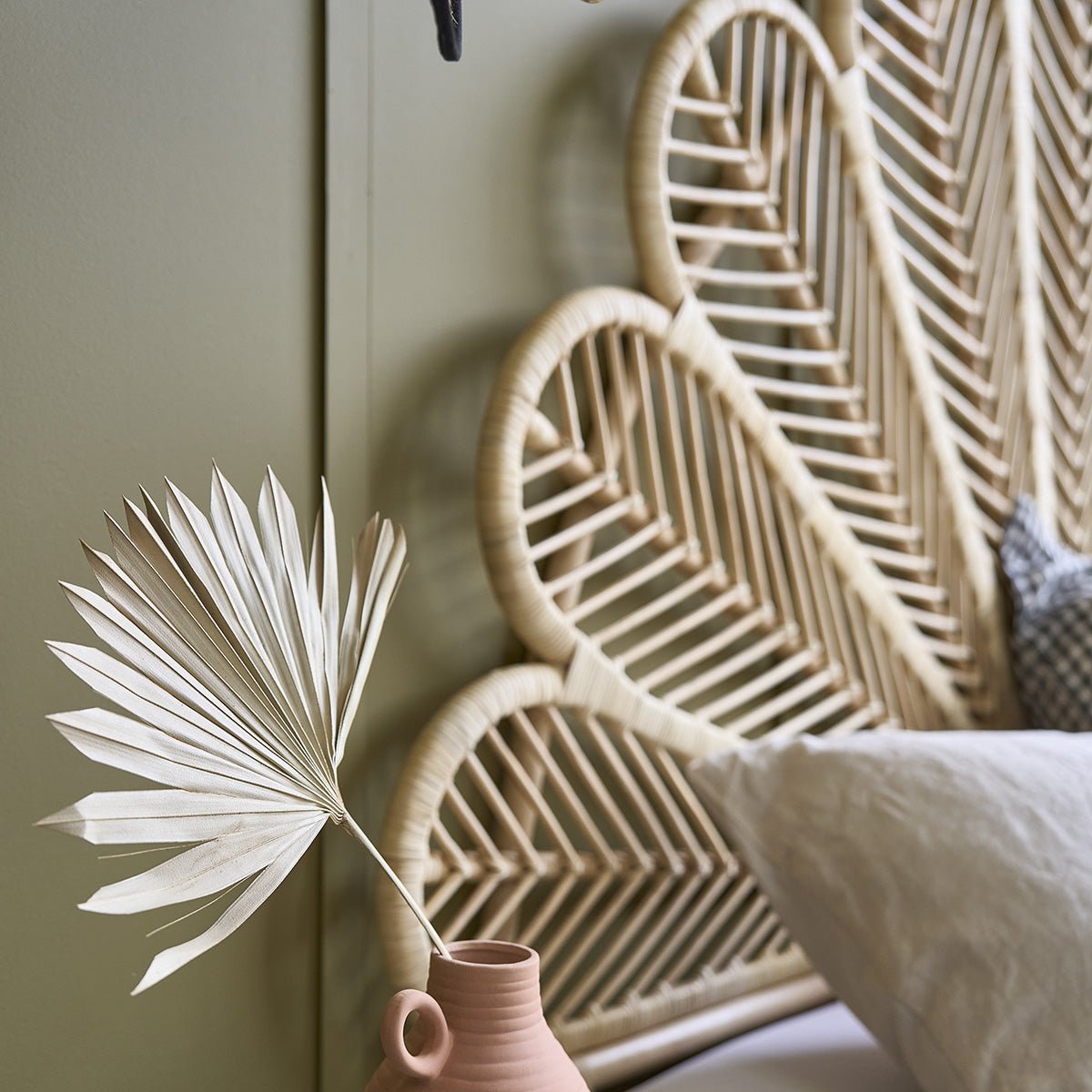 Tête de lit en rotin  COLETTE naturel, BERAH GETAH