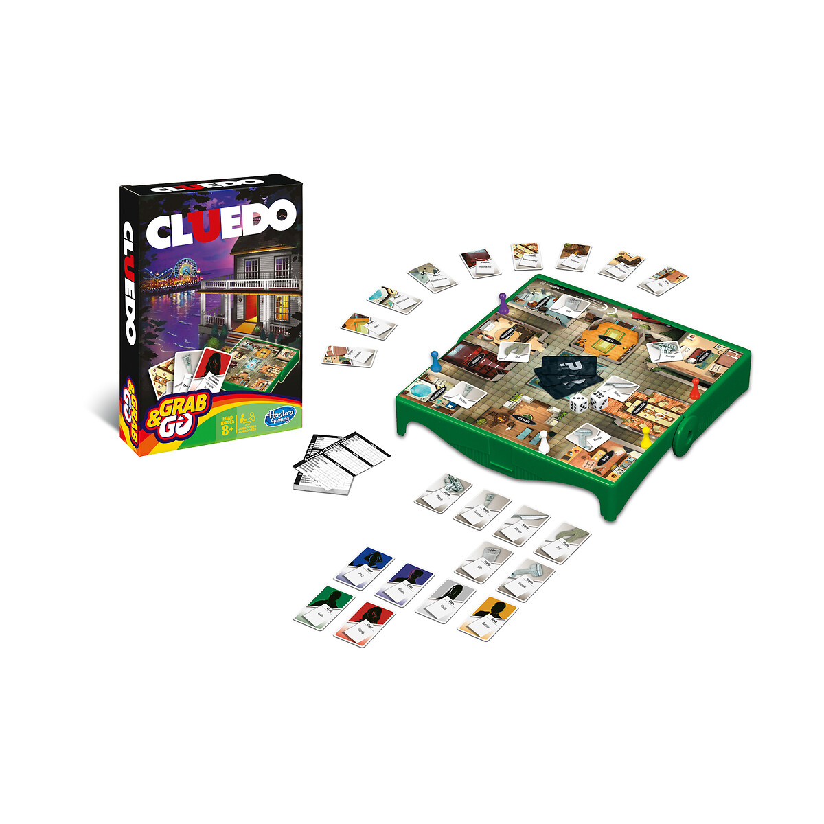 Jogo "Cluedo" de viagem, HASBRO multicolor, HASBRO