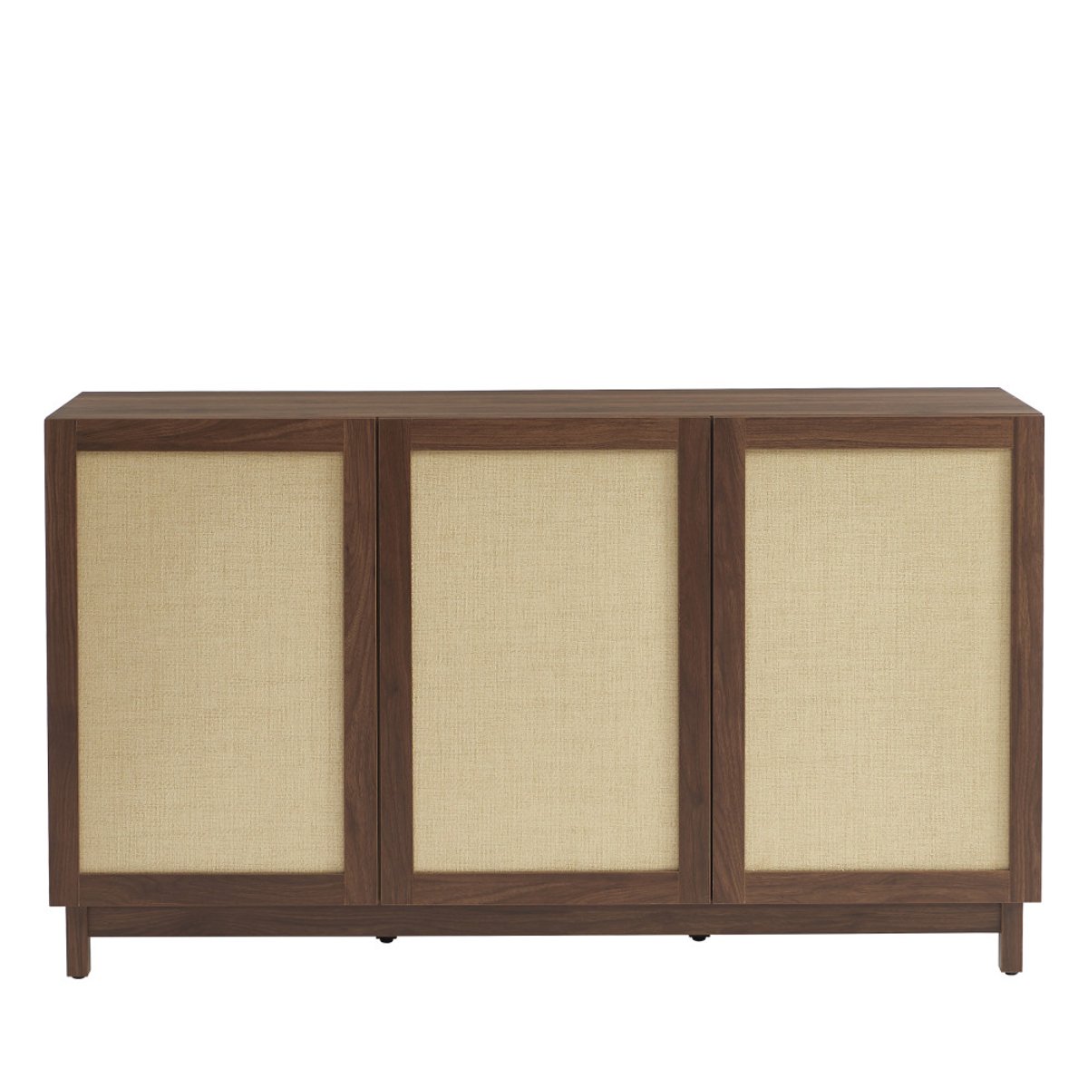 Buffet 3 portes en bois L140cm- ESTELA bois foncé, DRAWER