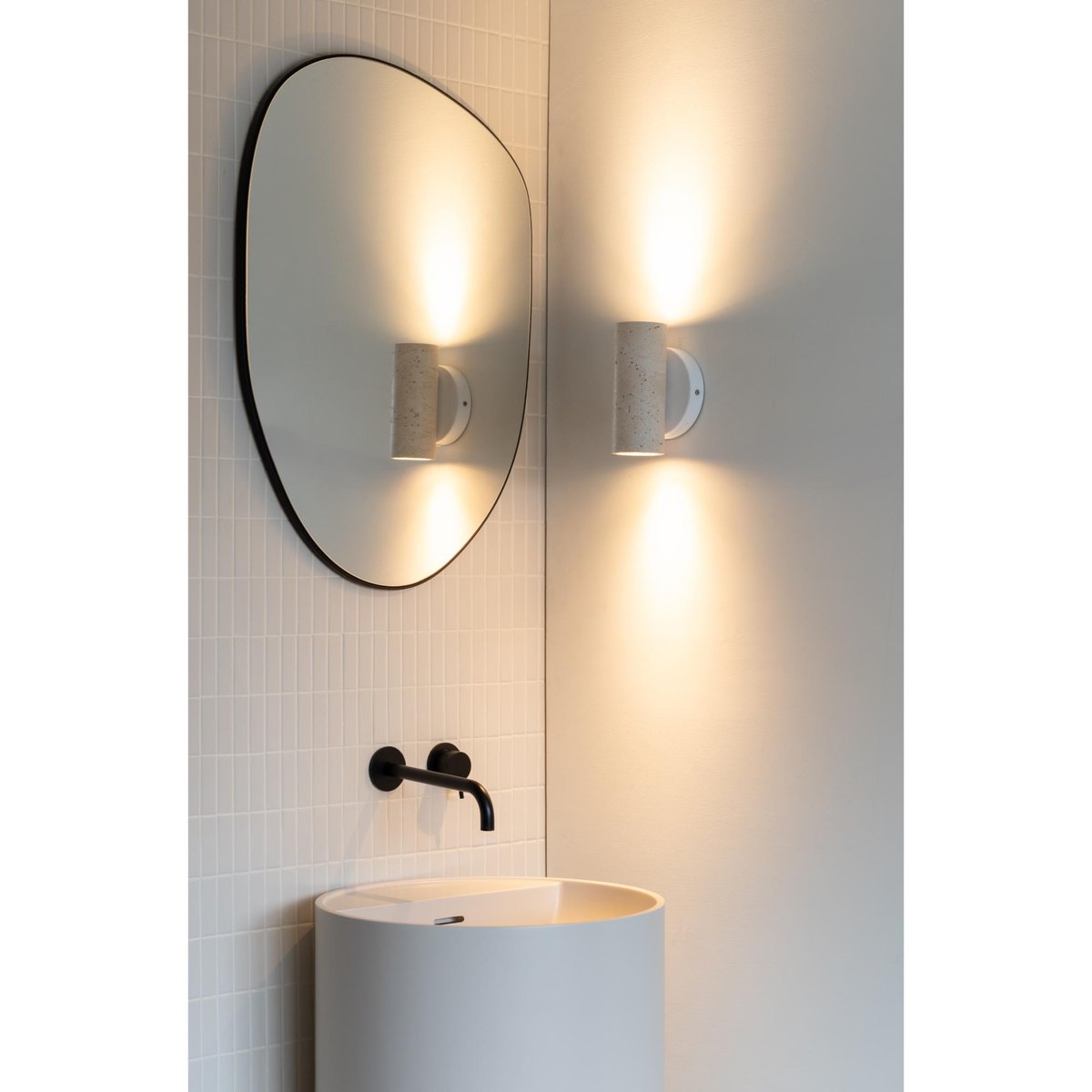 Lampe Murale Travertin TIVOLI blanc, IT'S ABOUT ROMI