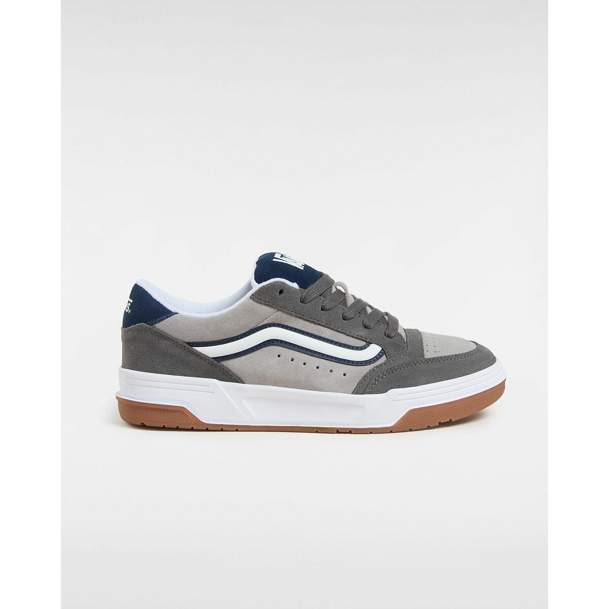 Baskets cuir Hylane gris/bleu, VANS