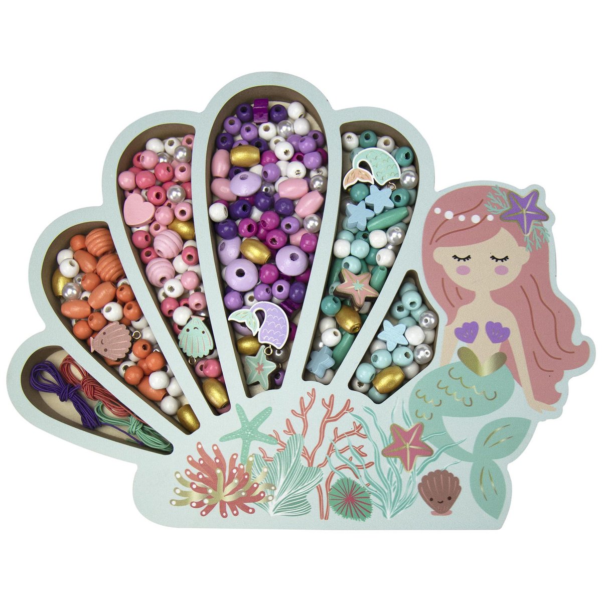 Coffret perles multicolore, SYCOMORE