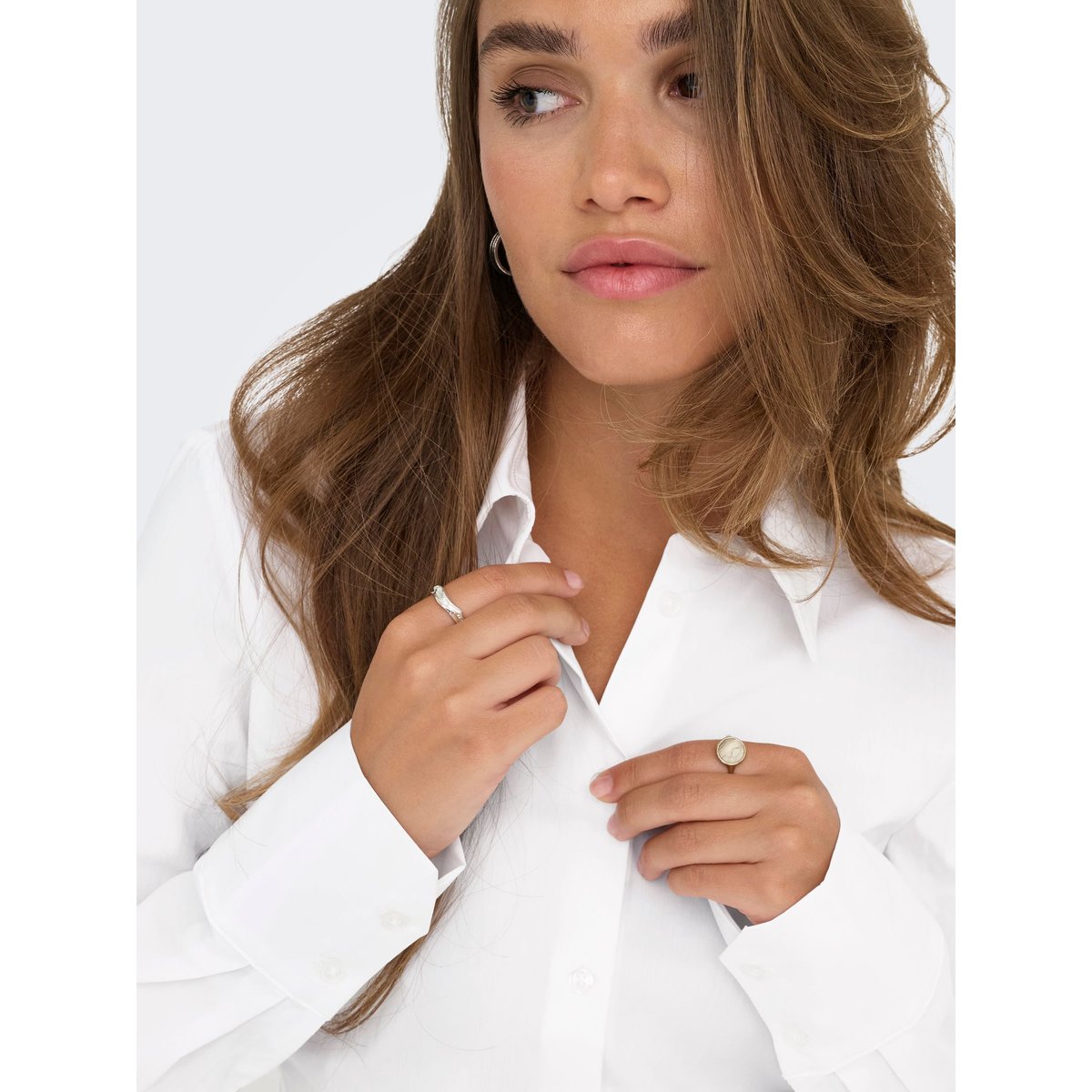 Chemise bright white, ONLY