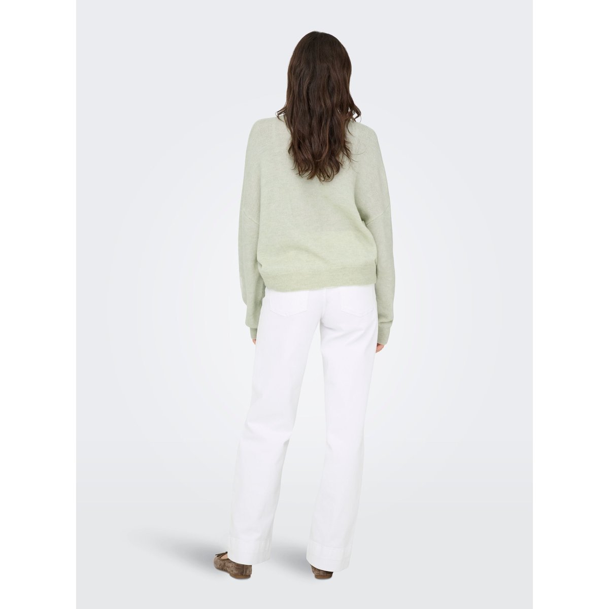 Pull En Maille verte - meadow mist, JDY