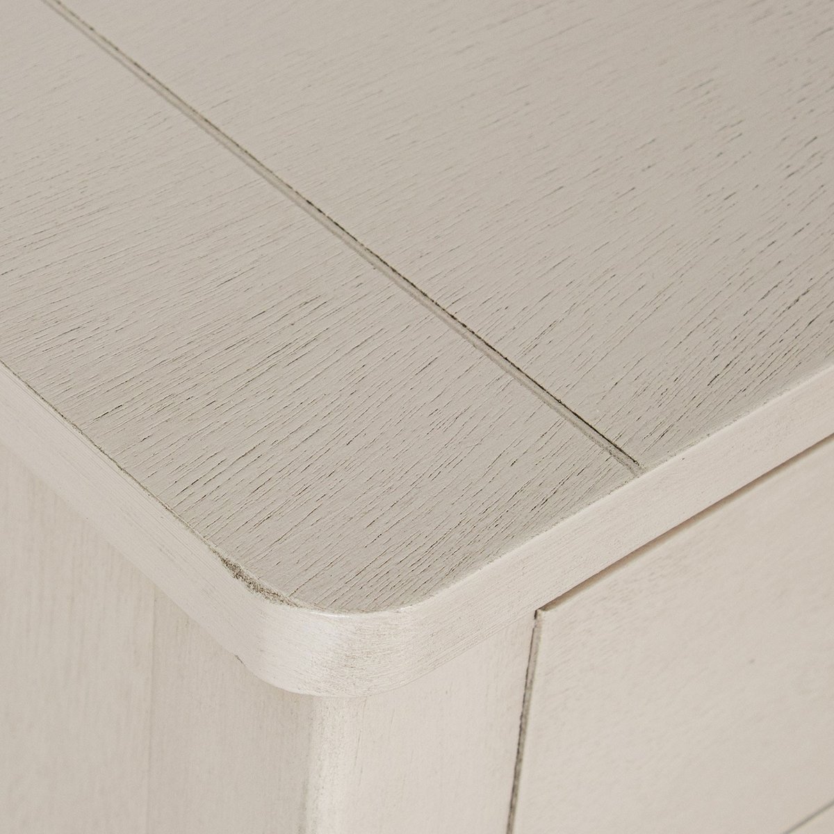 Console classique en bois blanc 2 tiroirs 110x28x75cm blanc, WADIGA