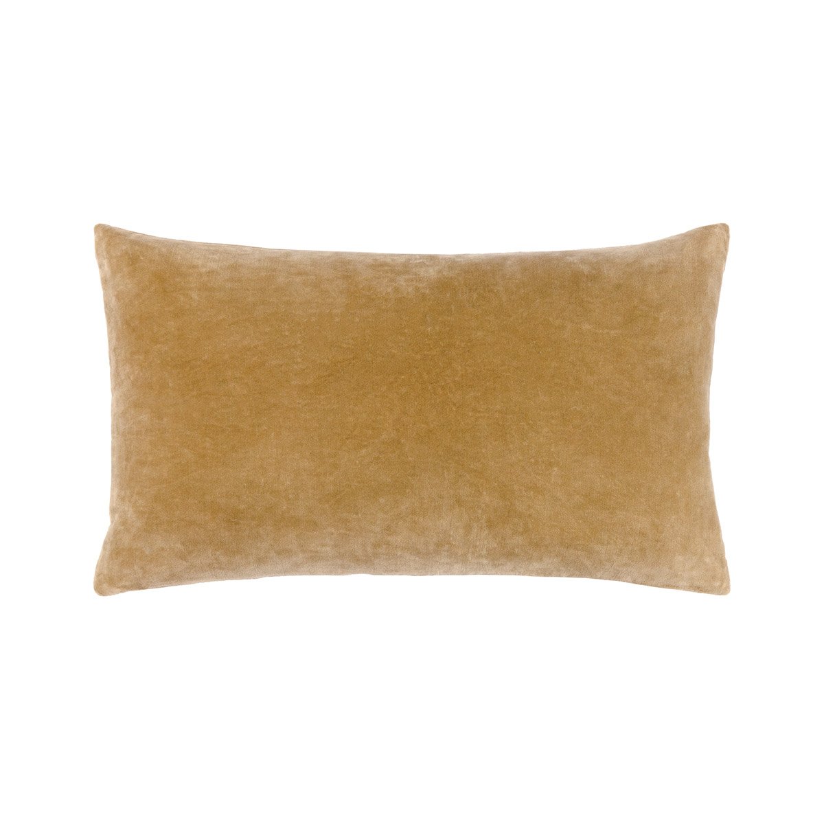 Housse de coussin en velours marron, CALYPSO bronze, DESFORGES