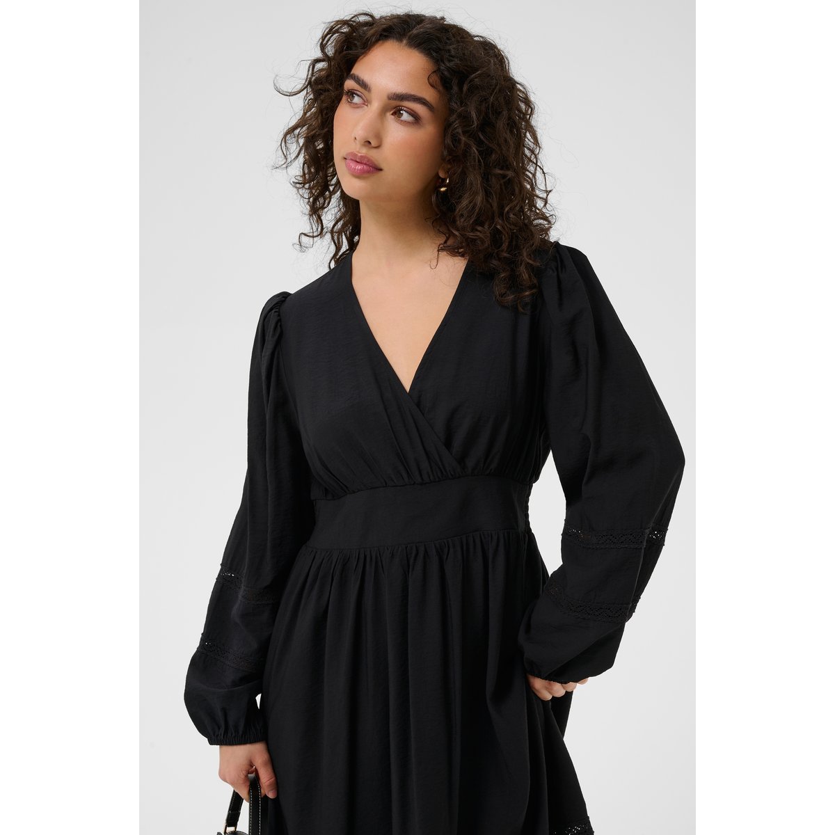 Robe noir black deep, KAFFE