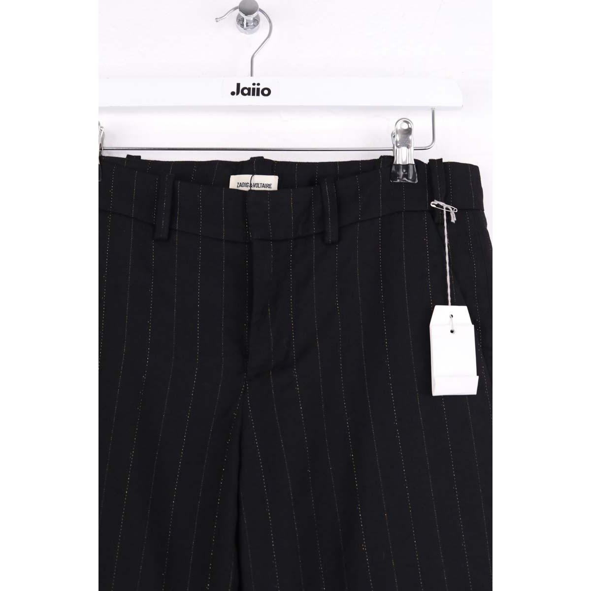 Pantalon droit - Très Bon État noir, ZADIG&VOLTAIRE