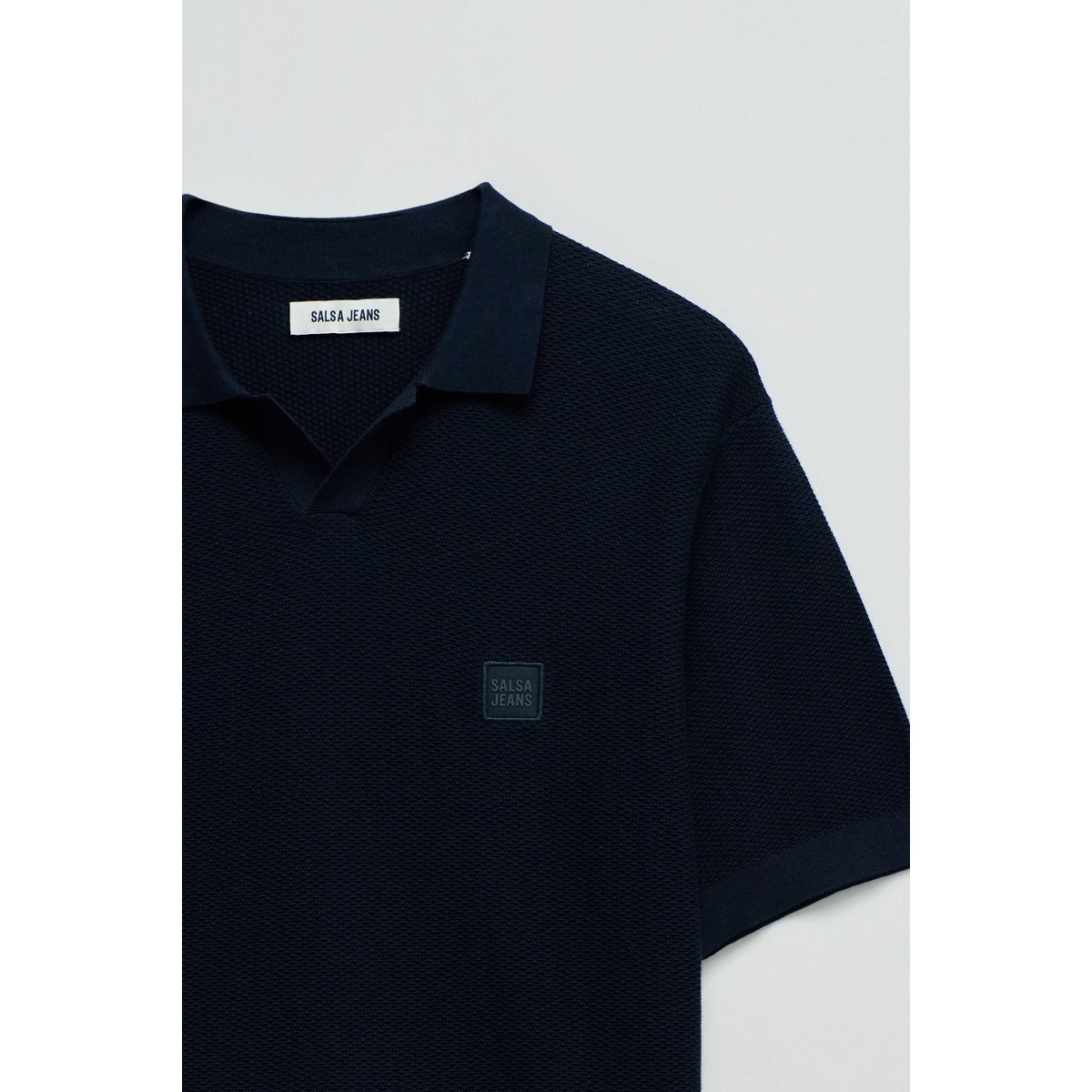 POLO EN MAILLE TRICOTÉE beige, SALSA JEANS
