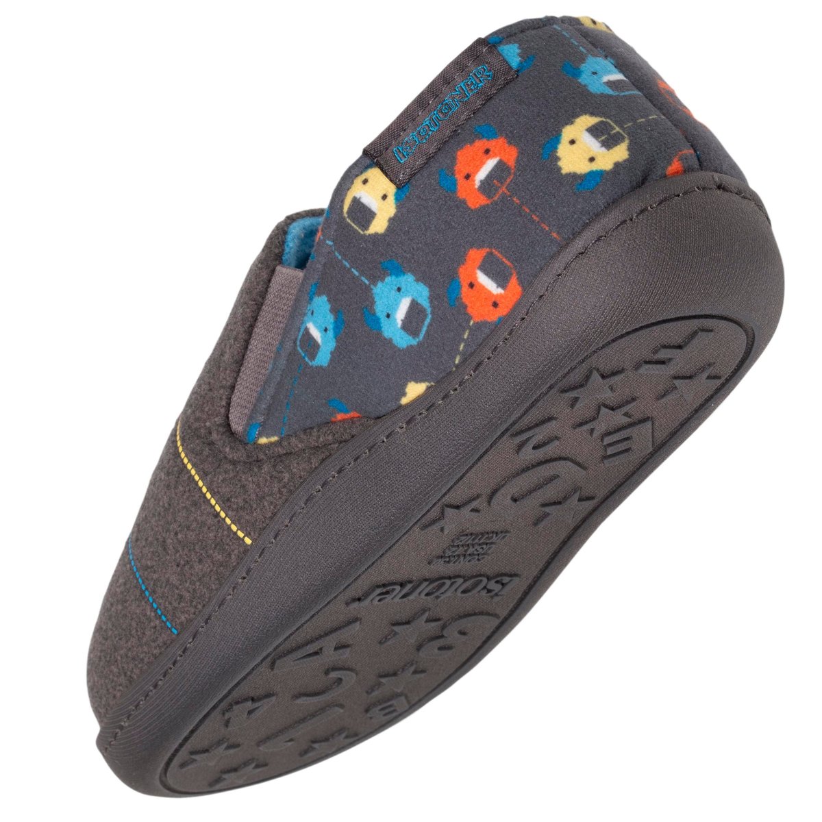 Chaussons Mocassins gris, ISOTONER