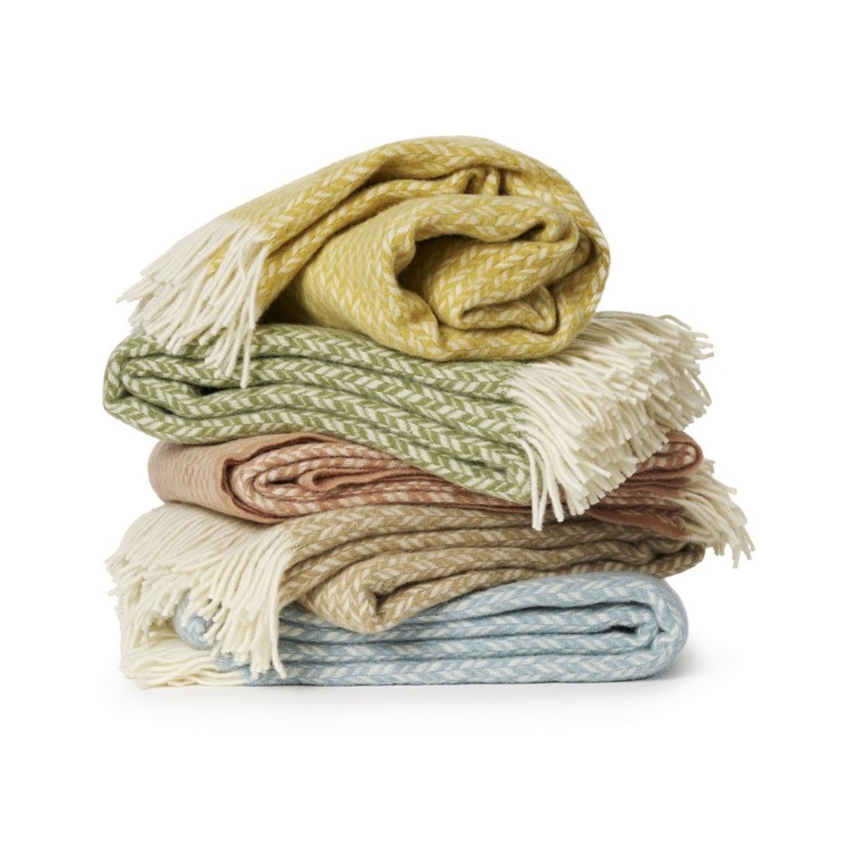 Plaid laine agneau  LOVIK beige, KLIPPAN