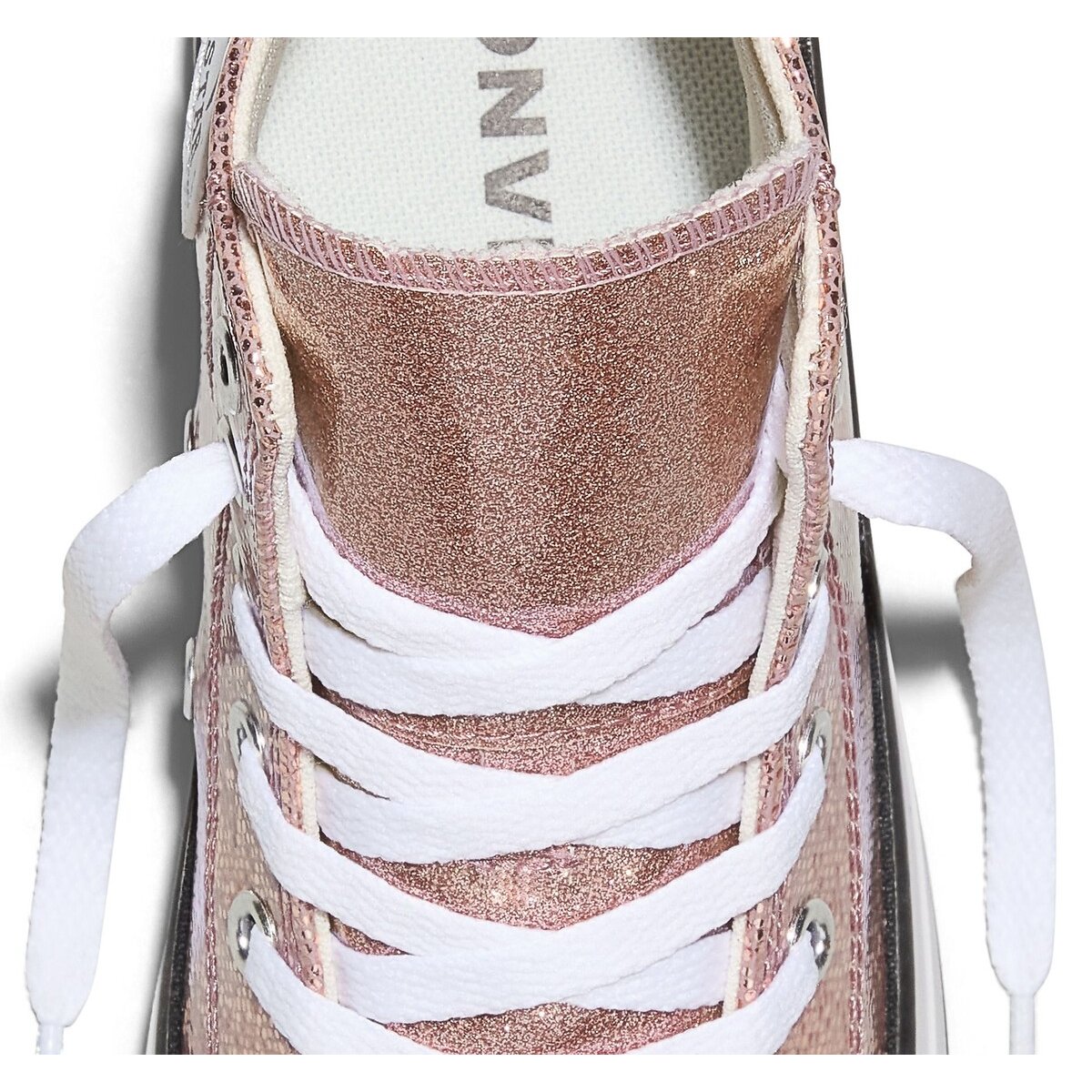 Baskets CTAS EVA LIFT SHINE métallisé cuivre, CONVERSE