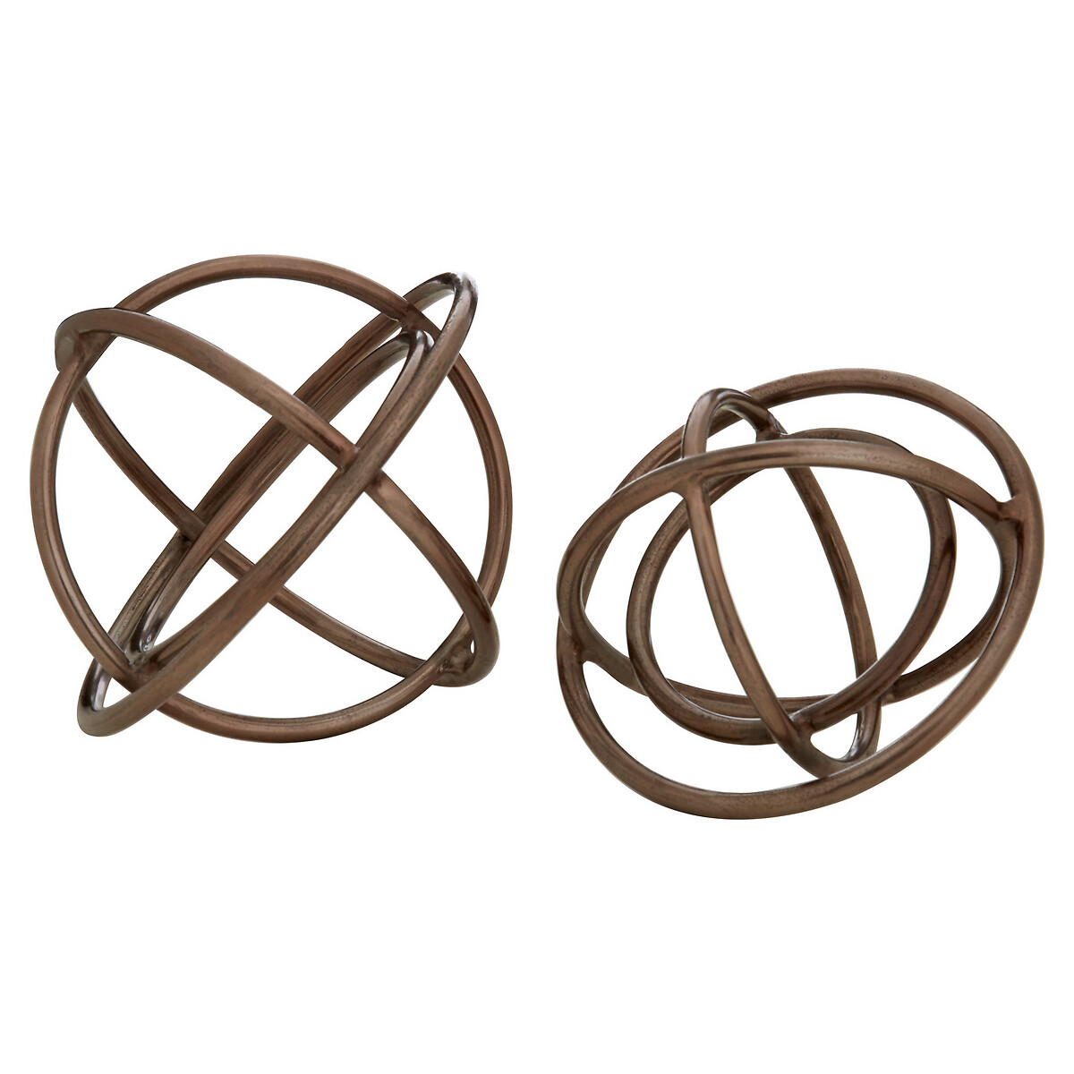 Set of 2 Nexus Sculptures bronze, FIFTY FIVE SOUTH