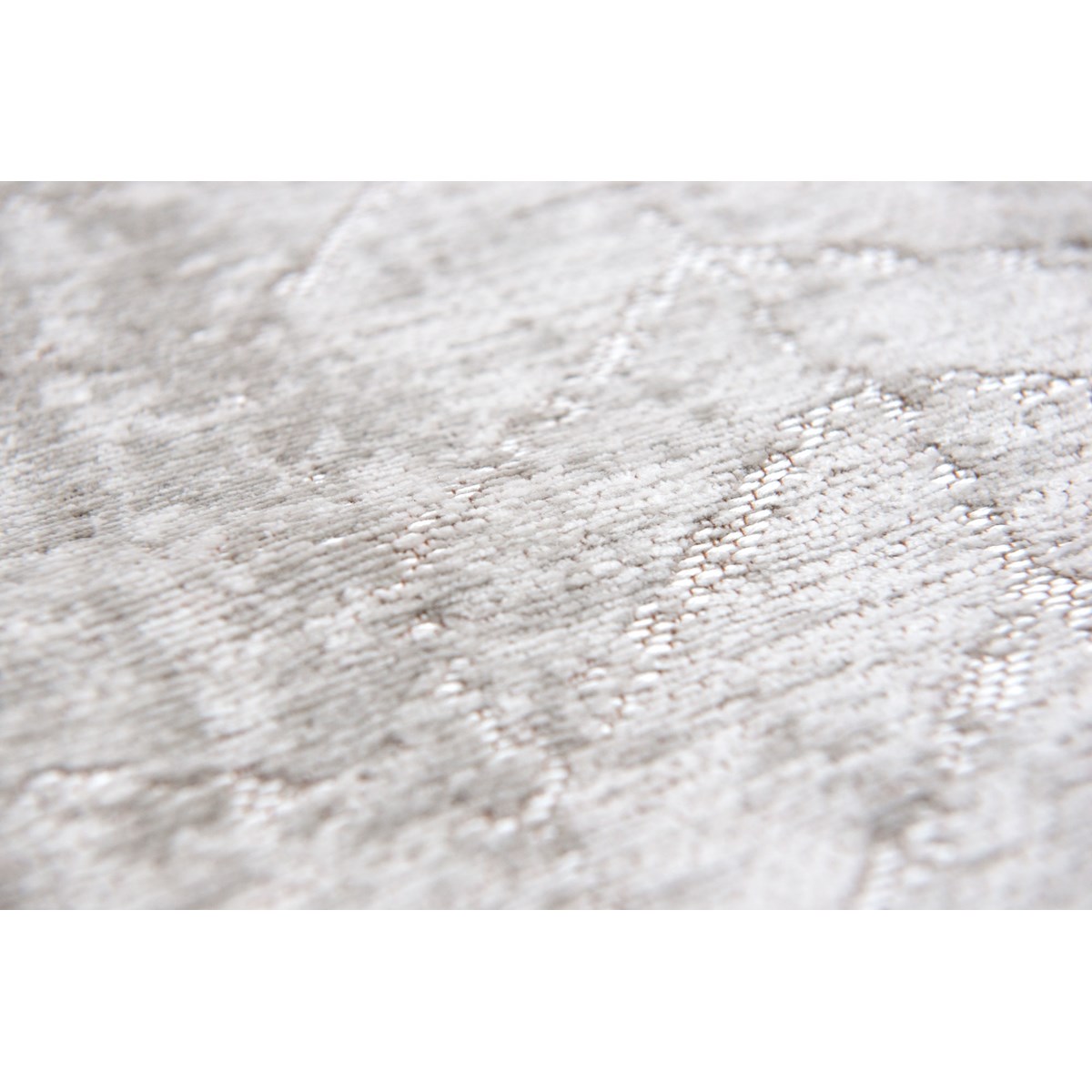 Tapis salon et chambre tissé plat GRIFF - Louis de Poortere blanc, NOVATREND