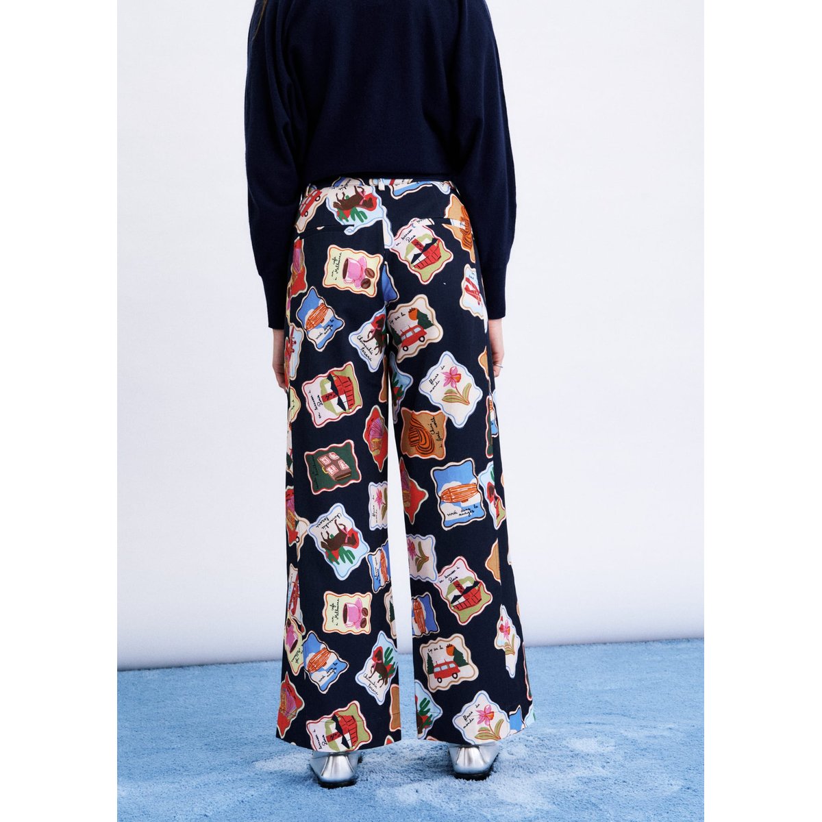 Pantalon Wetherlam en coton WETHERLAM timbres, FRNCH